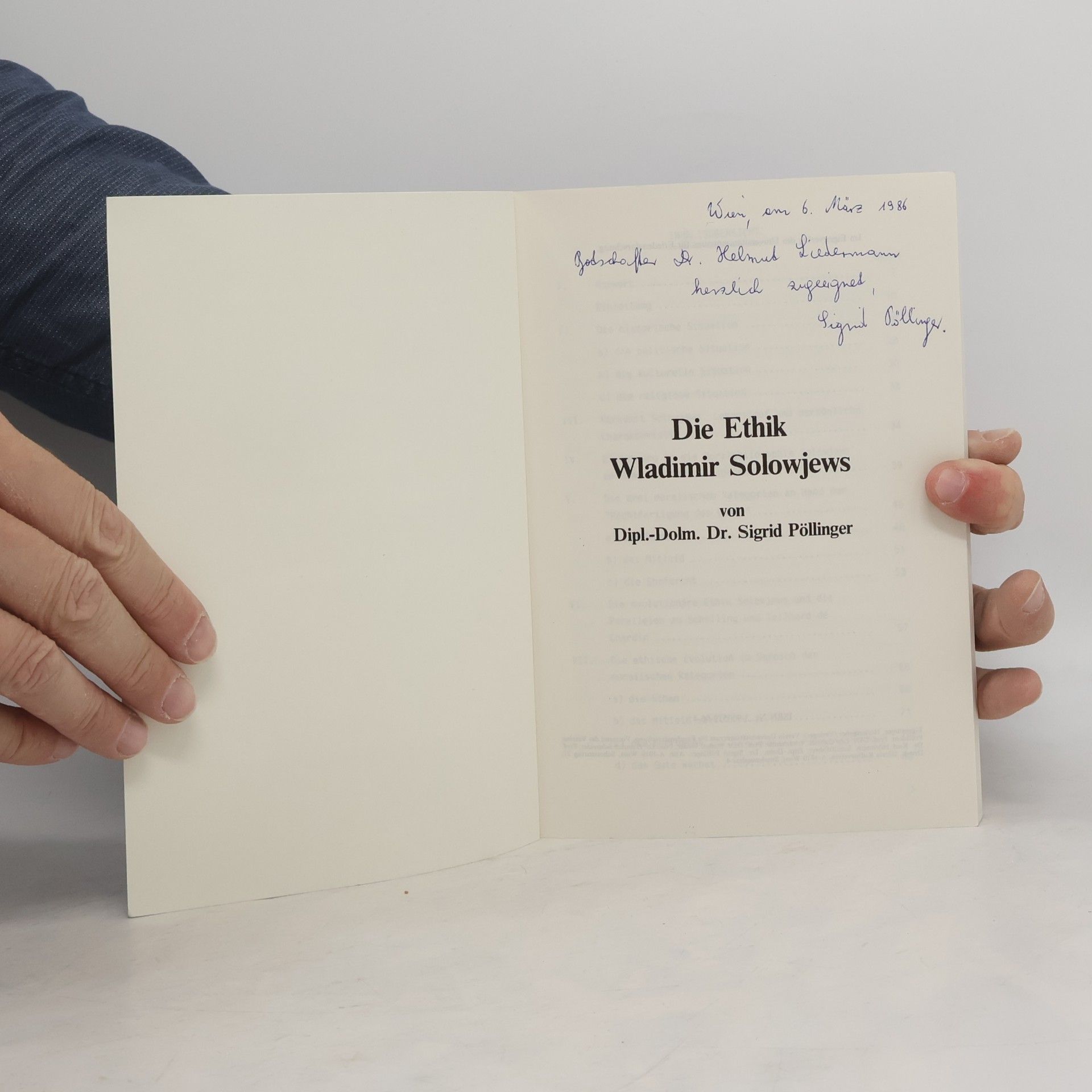 Sigrid Pöllinger Schriftenreihe des Universitätszentrums für Friedensforschung - 9: Die Ethik Wladimir Solowjews