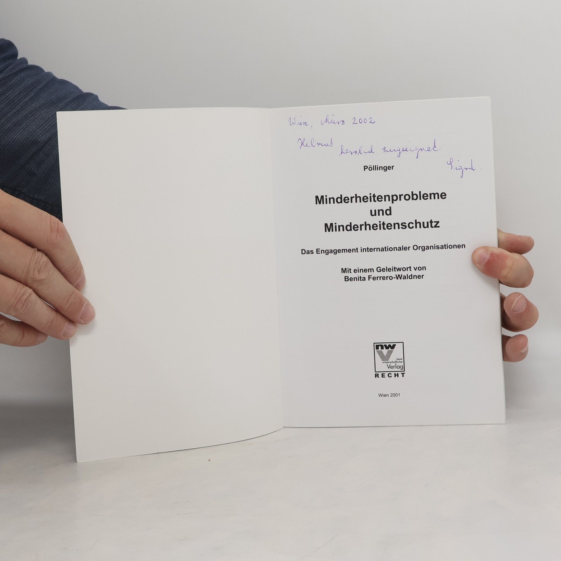 Sigrid Pöllinger Minderheitenprobleme und Minderheitenschutz