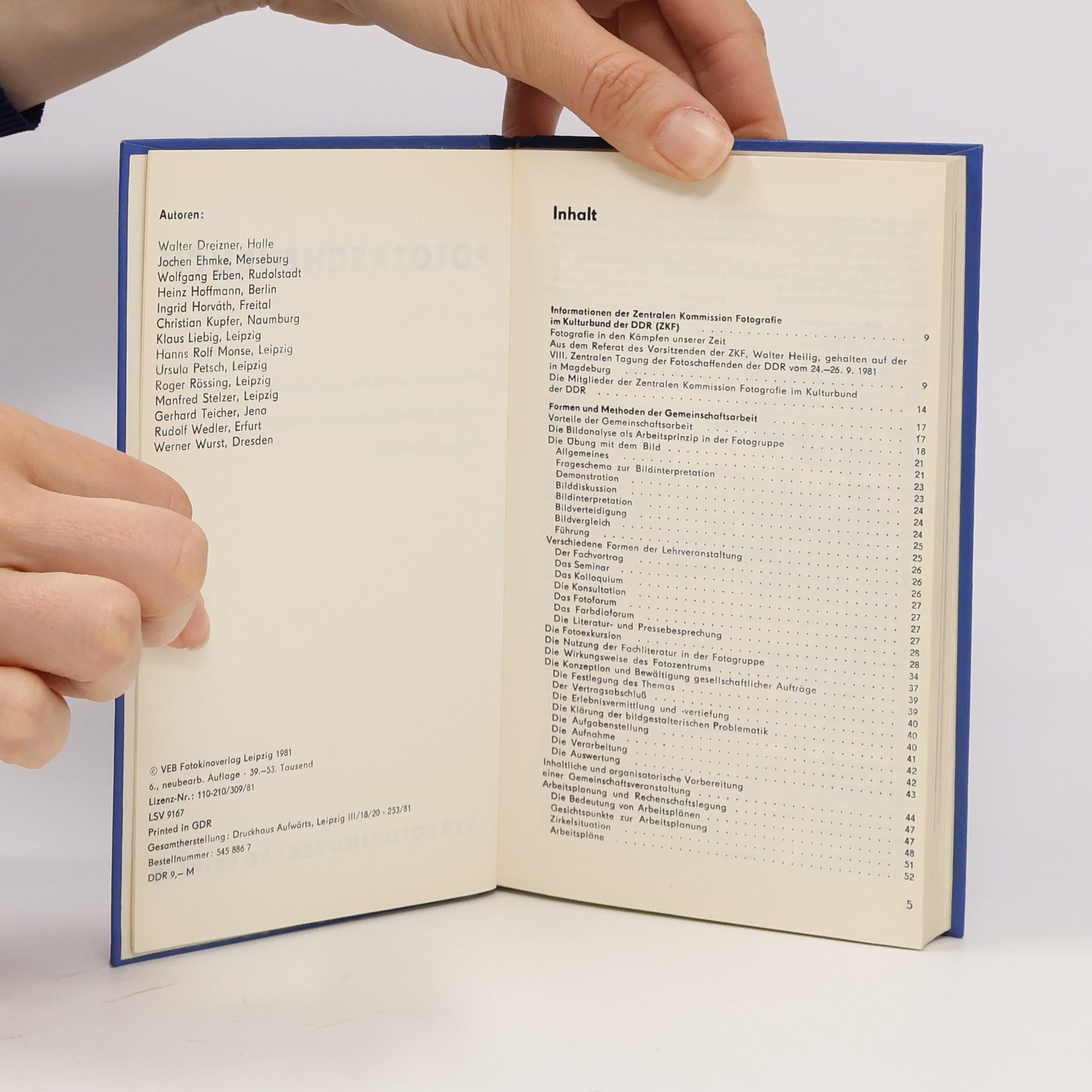 Heinz Hoffmann Fototaschenbuch