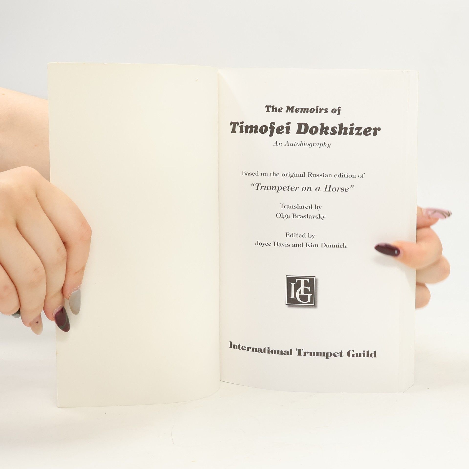 Joyce M. Davis The Memoirs of Timofei Dokshizer