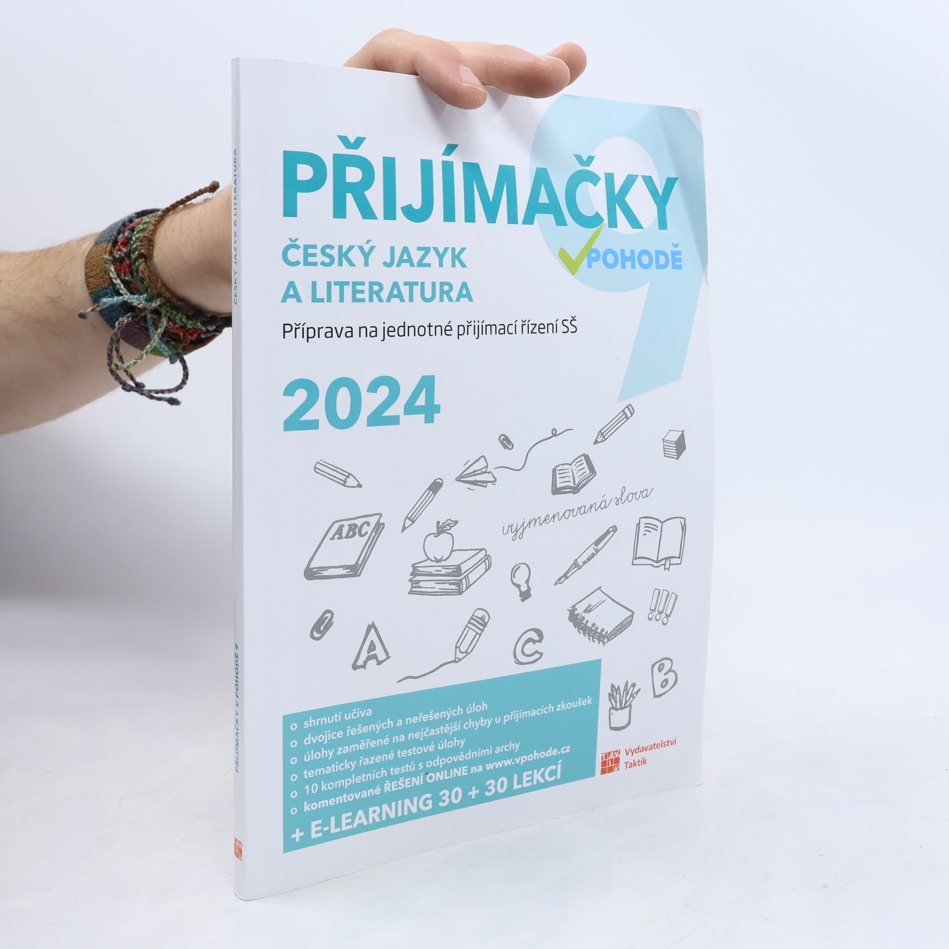 Kolektiv autorů Přijímačky v pohodě: příprava na jednotné přijímací řízení SŠ 2024. Český jazyk a literatura