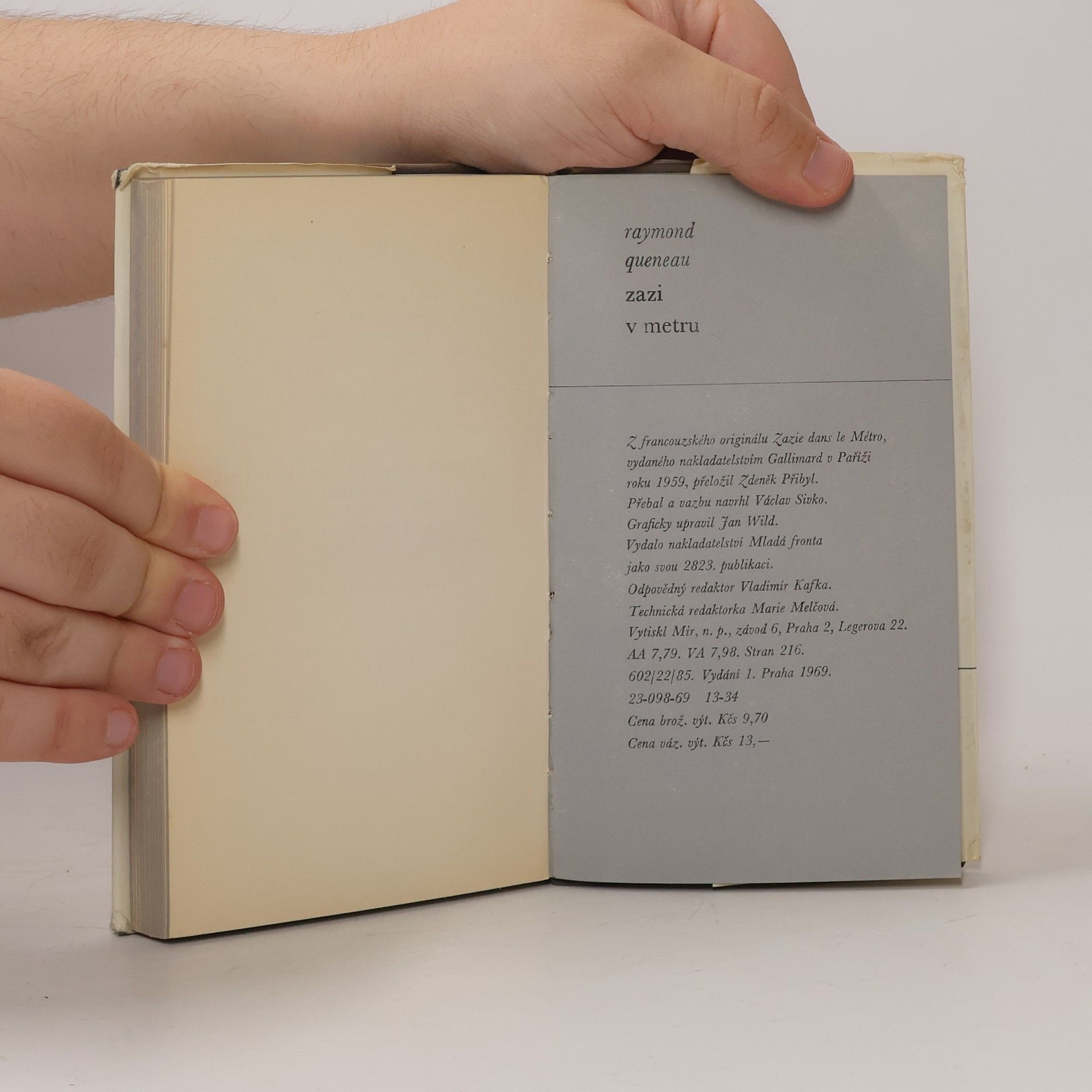 Raymond Queneau Zazi v metru