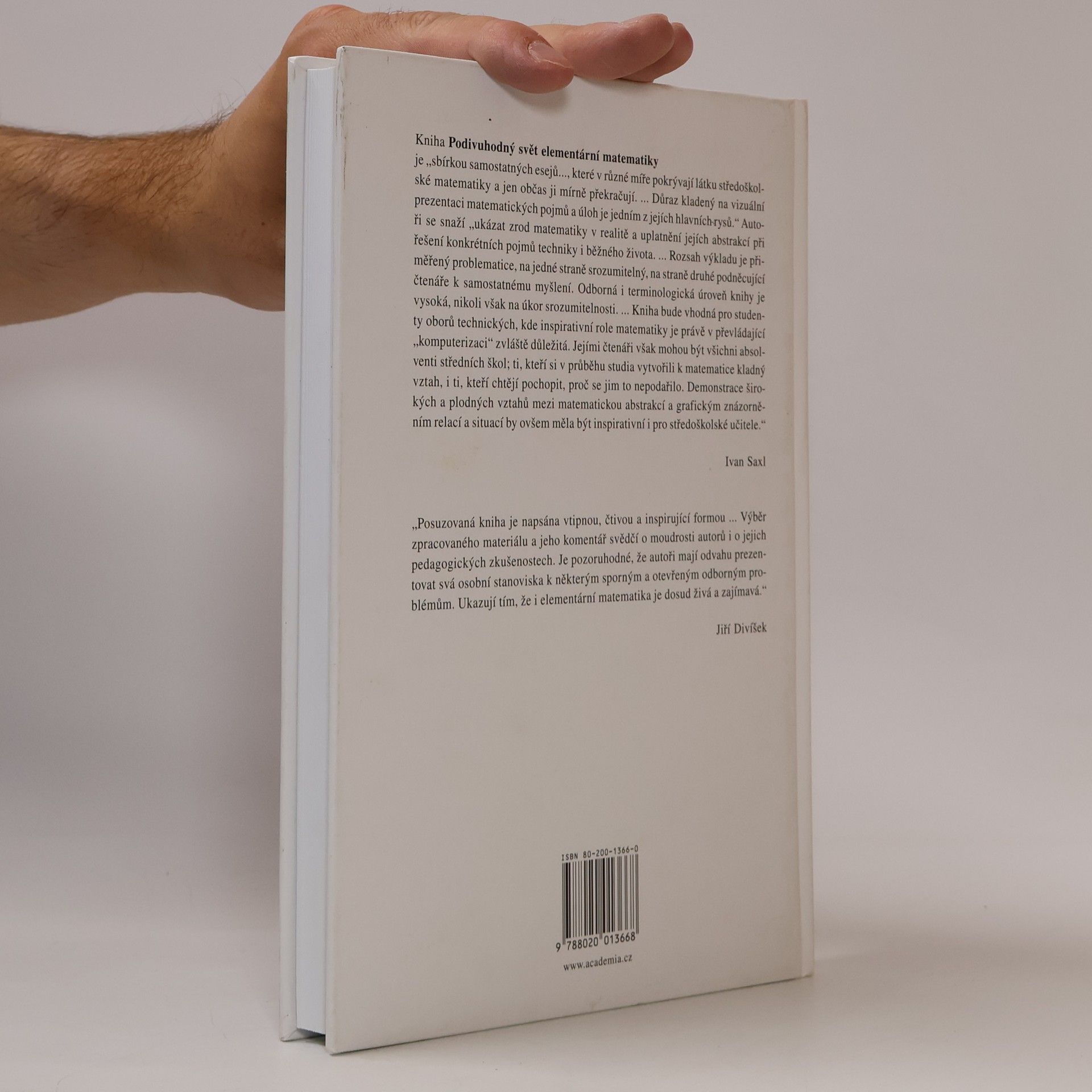 Zdeněk Půlpán Podivuhodný svět elementární matematiky. Elementární matematika čtená podruhé