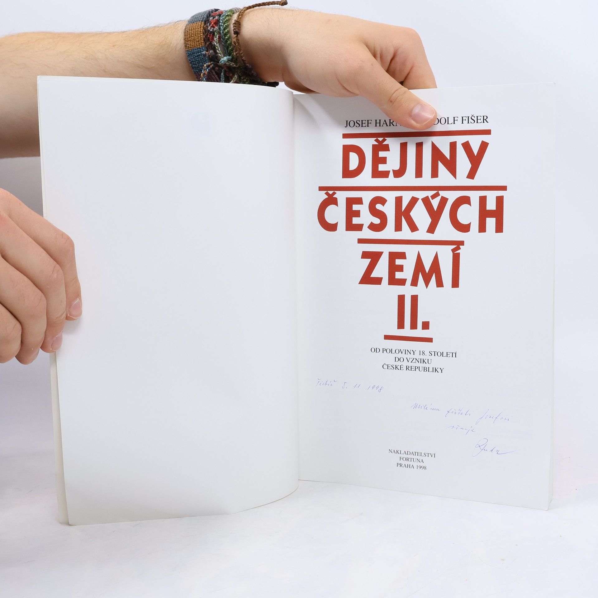 Josef Harna Dějiny českých zemí. II., Od poloviny 18. století do vzniku České republiky