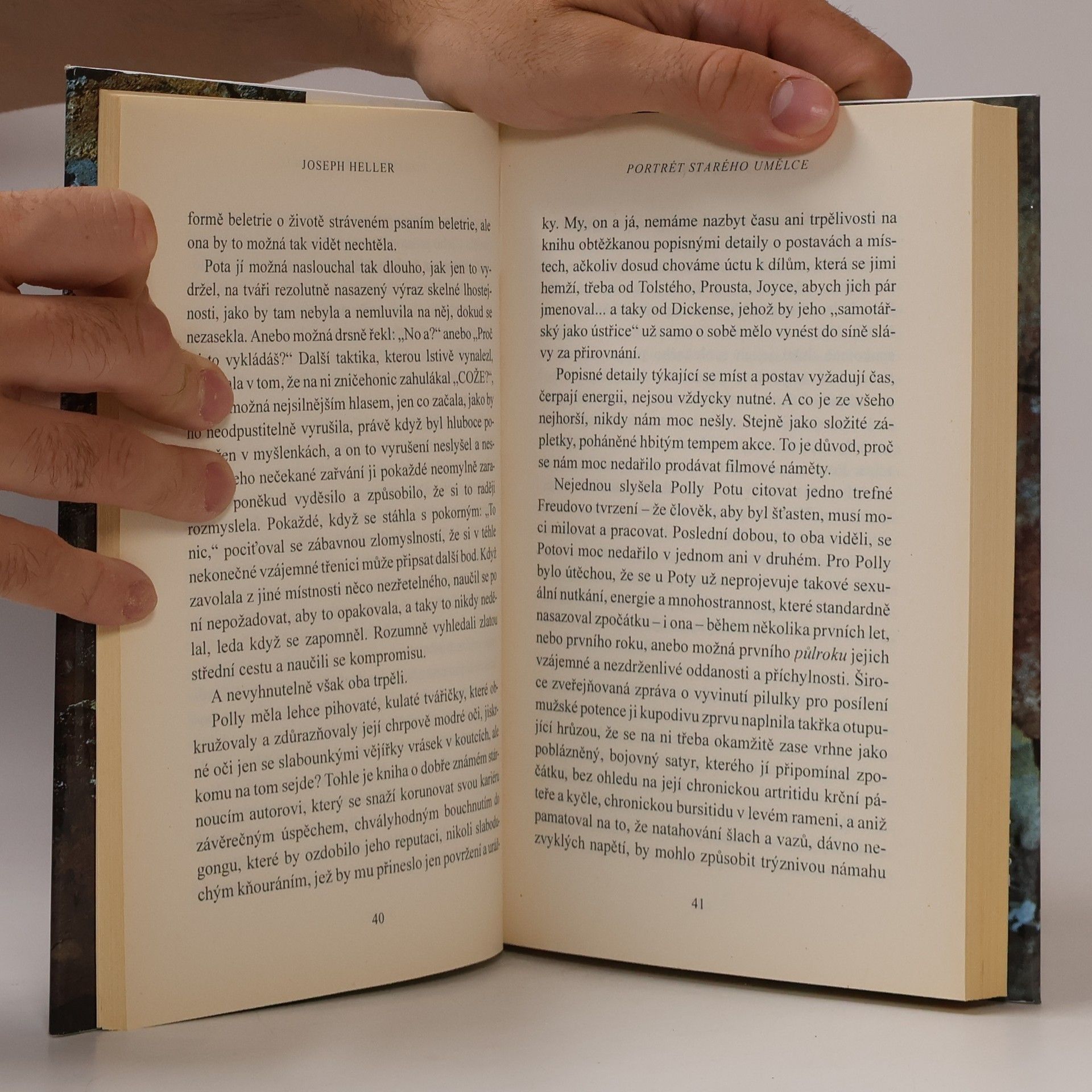Joseph Heller Portrét starého umělce