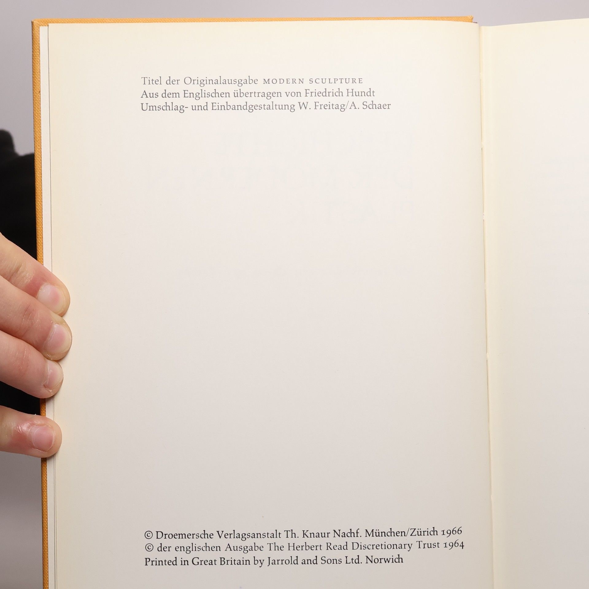 Herbert Edward Read Geschichte der modernen Plastik