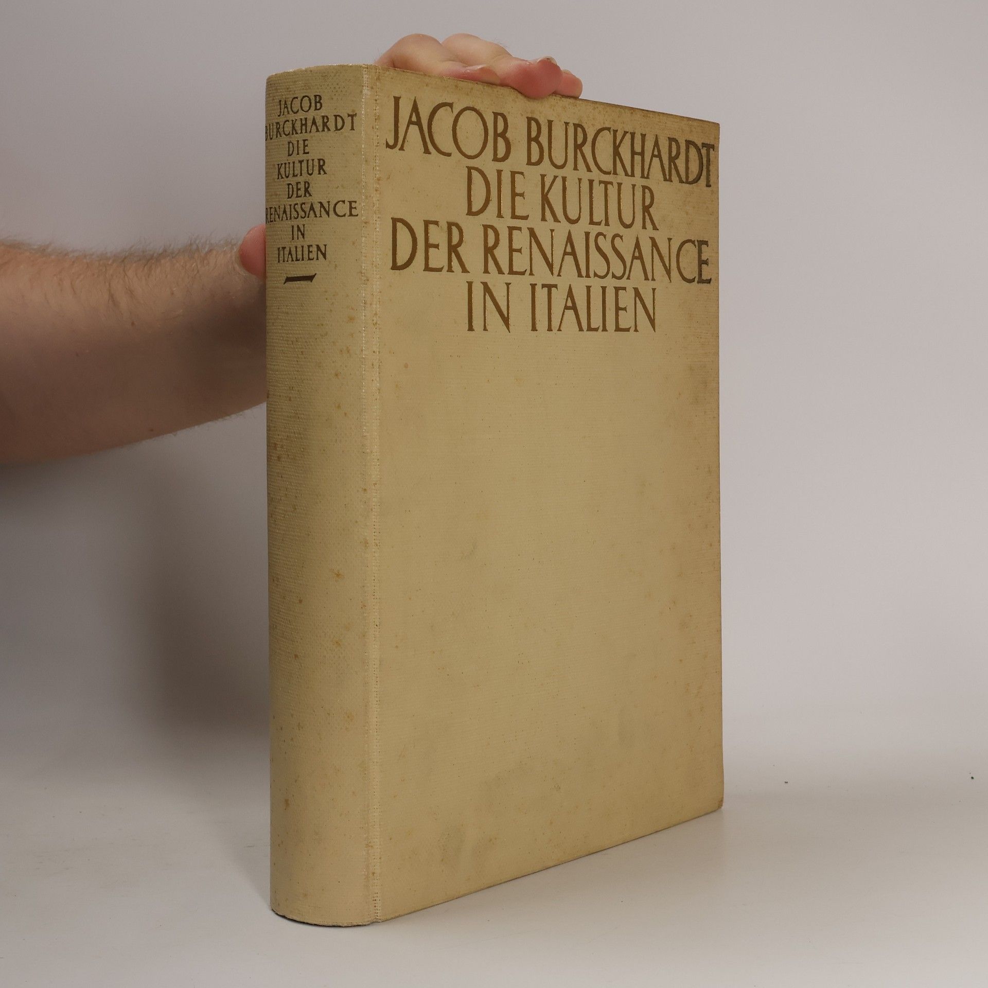 Jacob Burckhardt Die Kultur der Renaissance in Italien