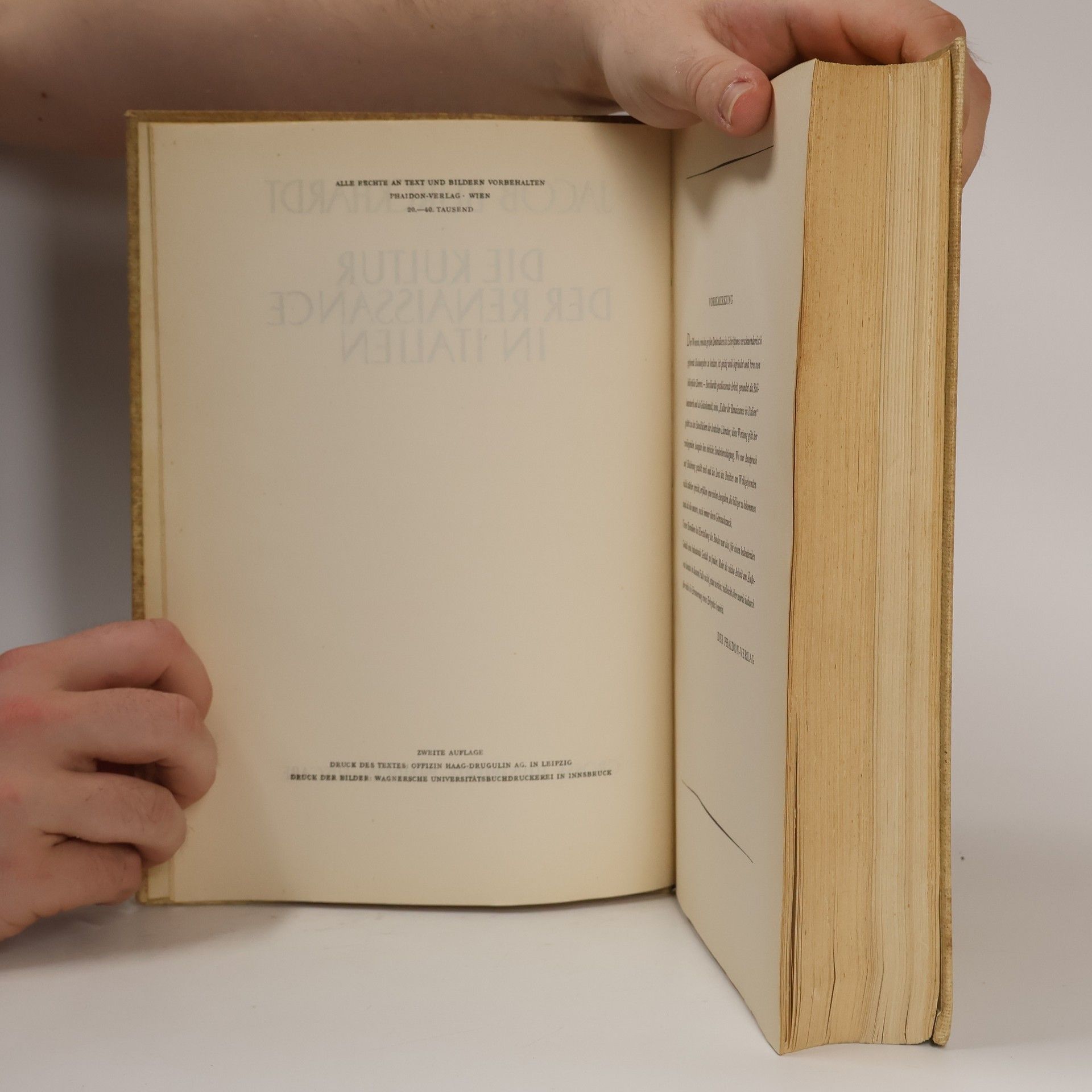 Jacob Burckhardt Die Kultur der Renaissance in Italien