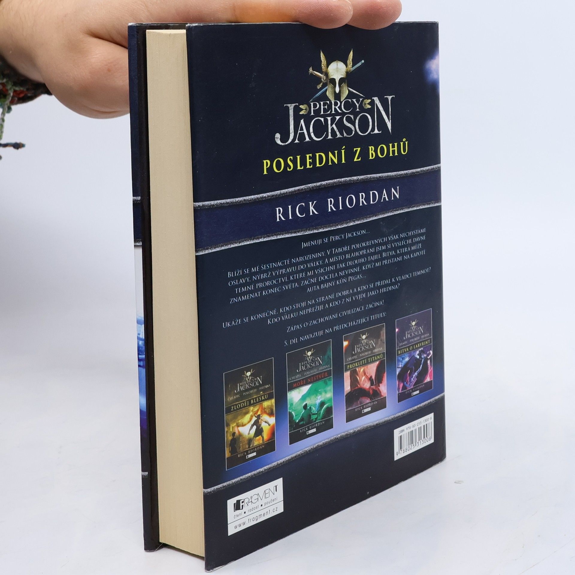 Rick Riordan Percy Jackson. Poslední z bohů