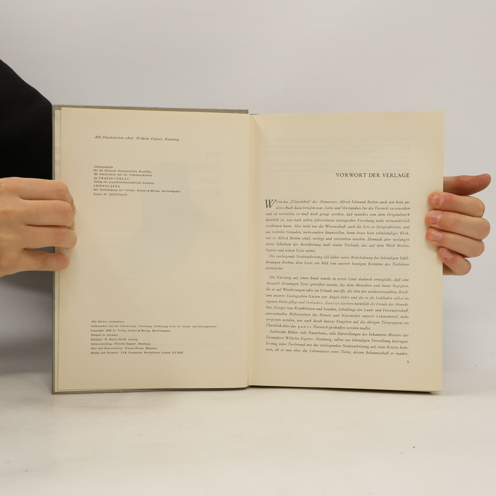 Peter Rietschel Das Tierreich nach Brehm