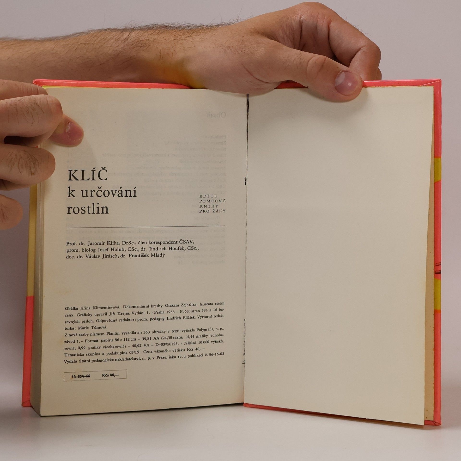 Autorenkollektiv Klíč k určování rostlin