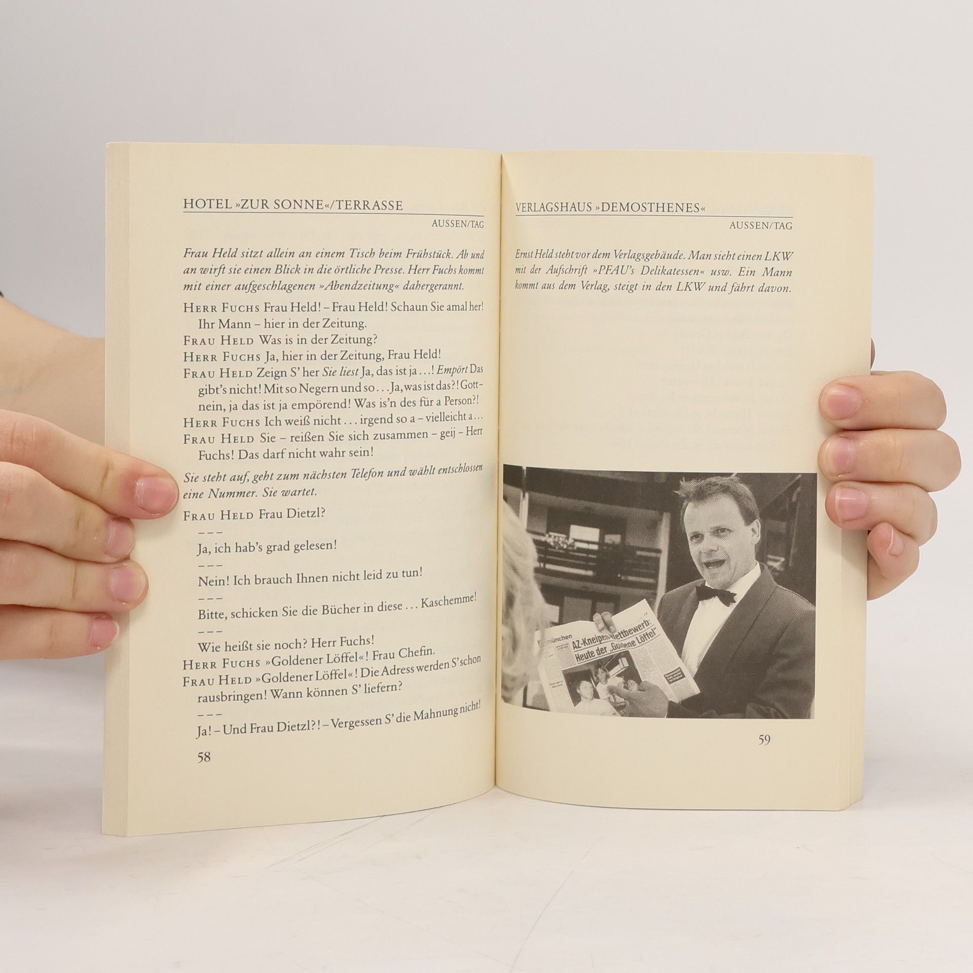 Gerhard Polt Herr Ober!. Drehbuch