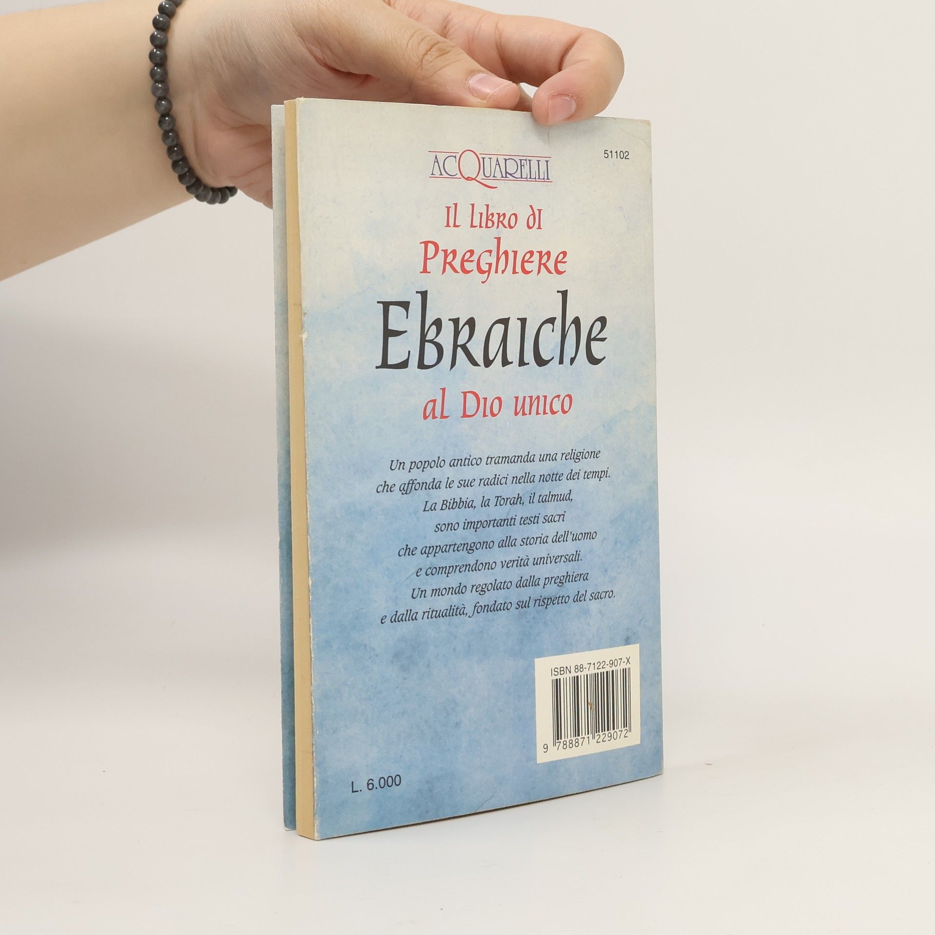 Il libro di preghiere ebraiche al Dio unico