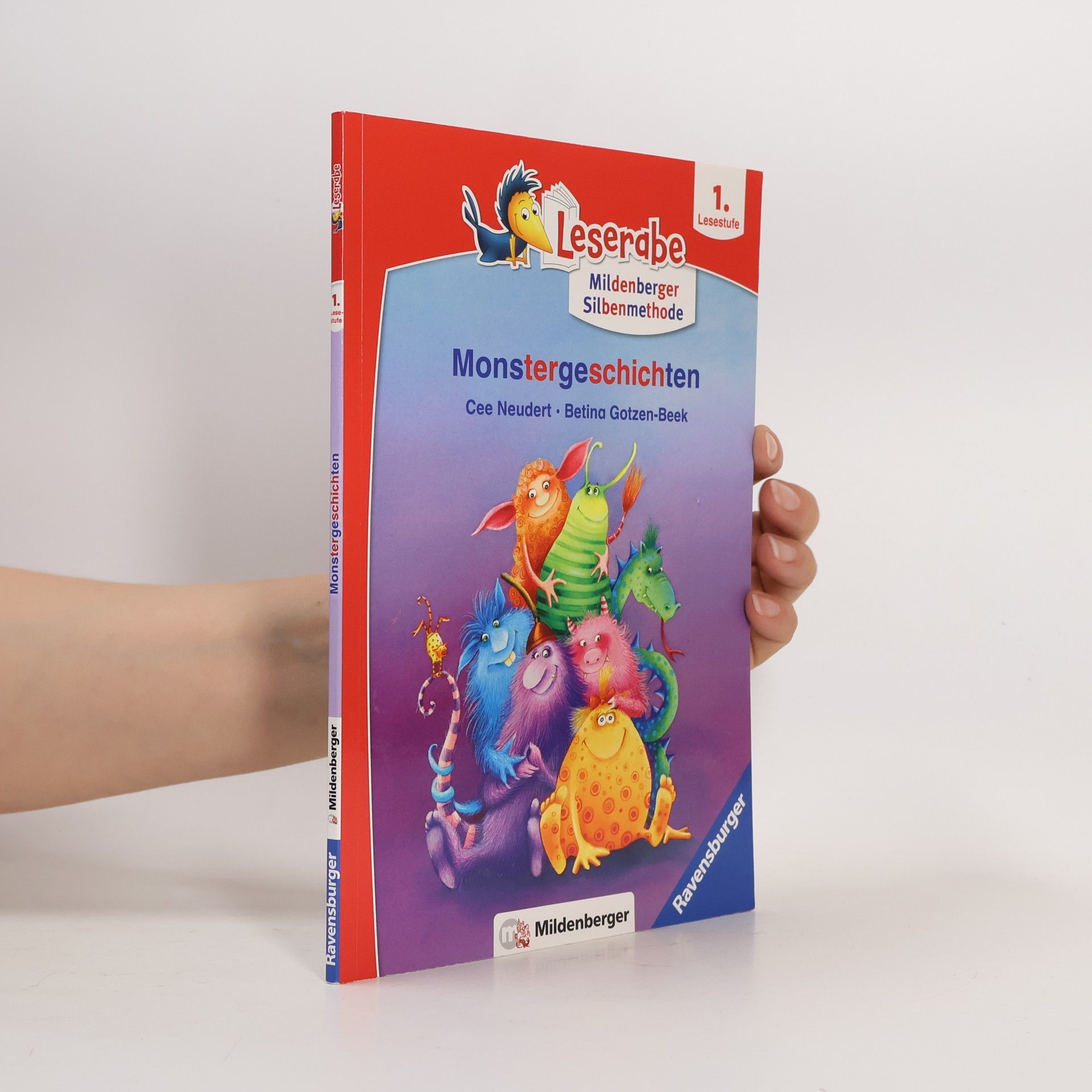 Cornelia Neudert Monstergeschichten - lesen lernen mit dem Leseraben - Erstlesebuch - Kinderbuch ab 6 Jahren mit Silbengeschichten zum Lesenlerne
