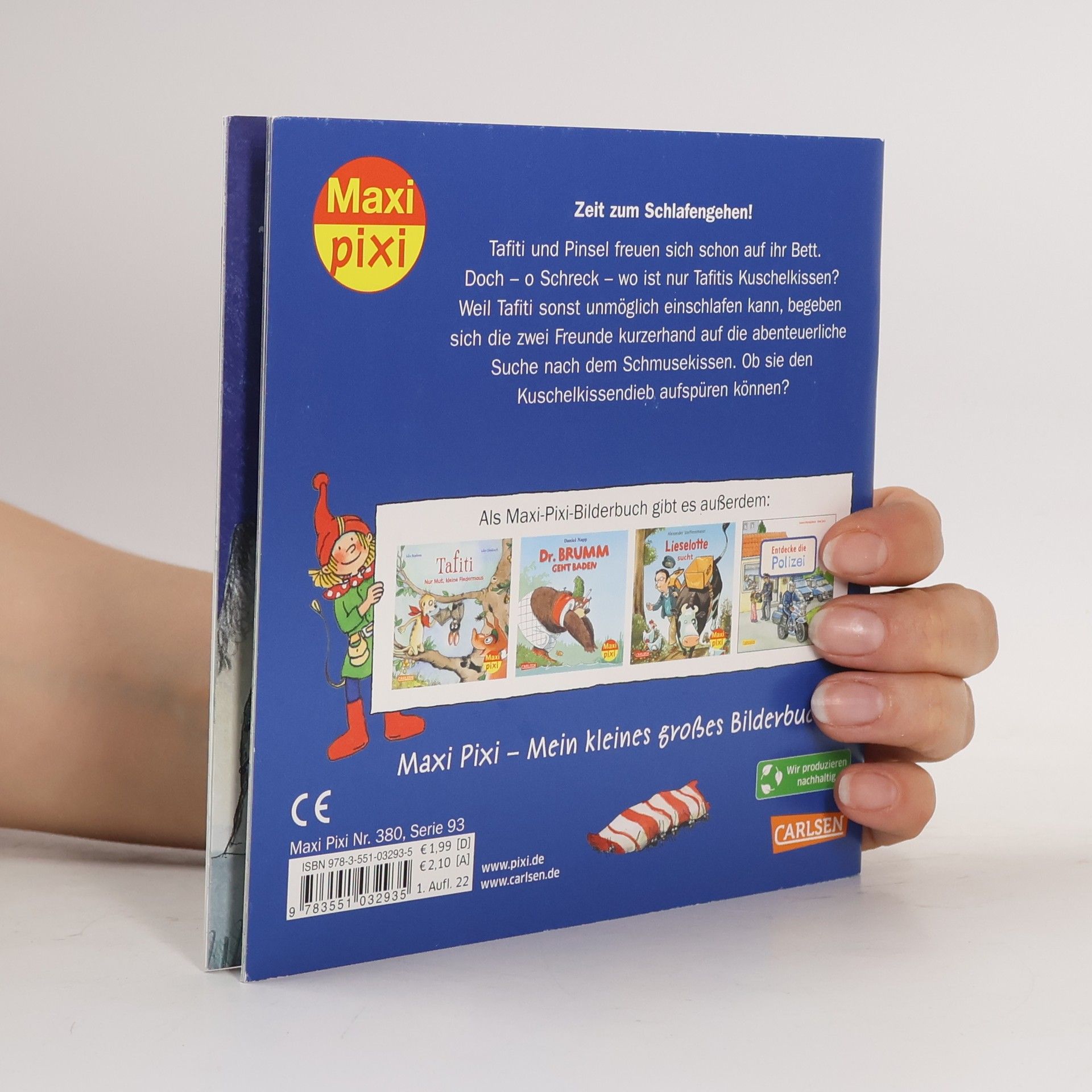 Julia Boehme Maxi Pixi 380: Tafiti und der geheimnisvolle Kuschelkissendieb