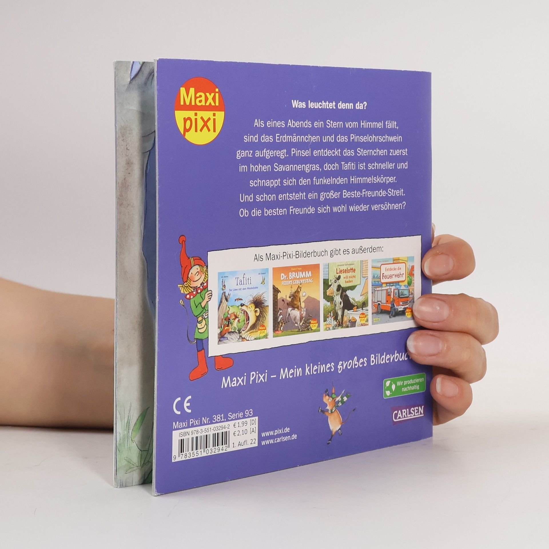 Julia Boehme Maxi Pixi 381: Tafiti: Auch beste Freunde streiten mal