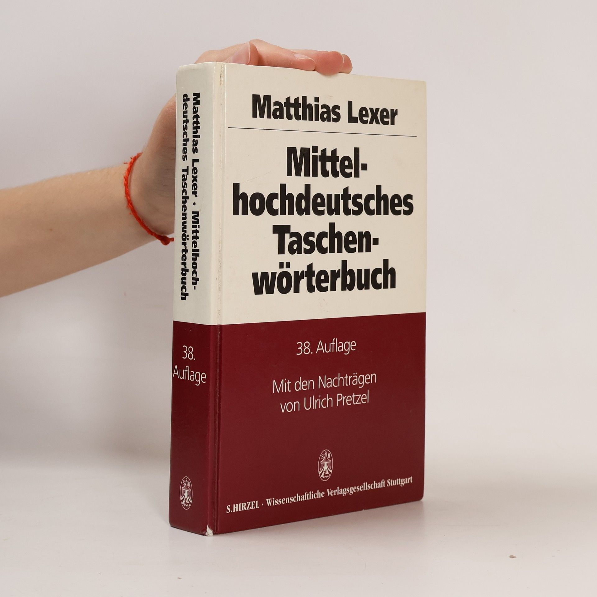 Matthias von Lexer Mittelhochdeutsches Taschenwörterbuch