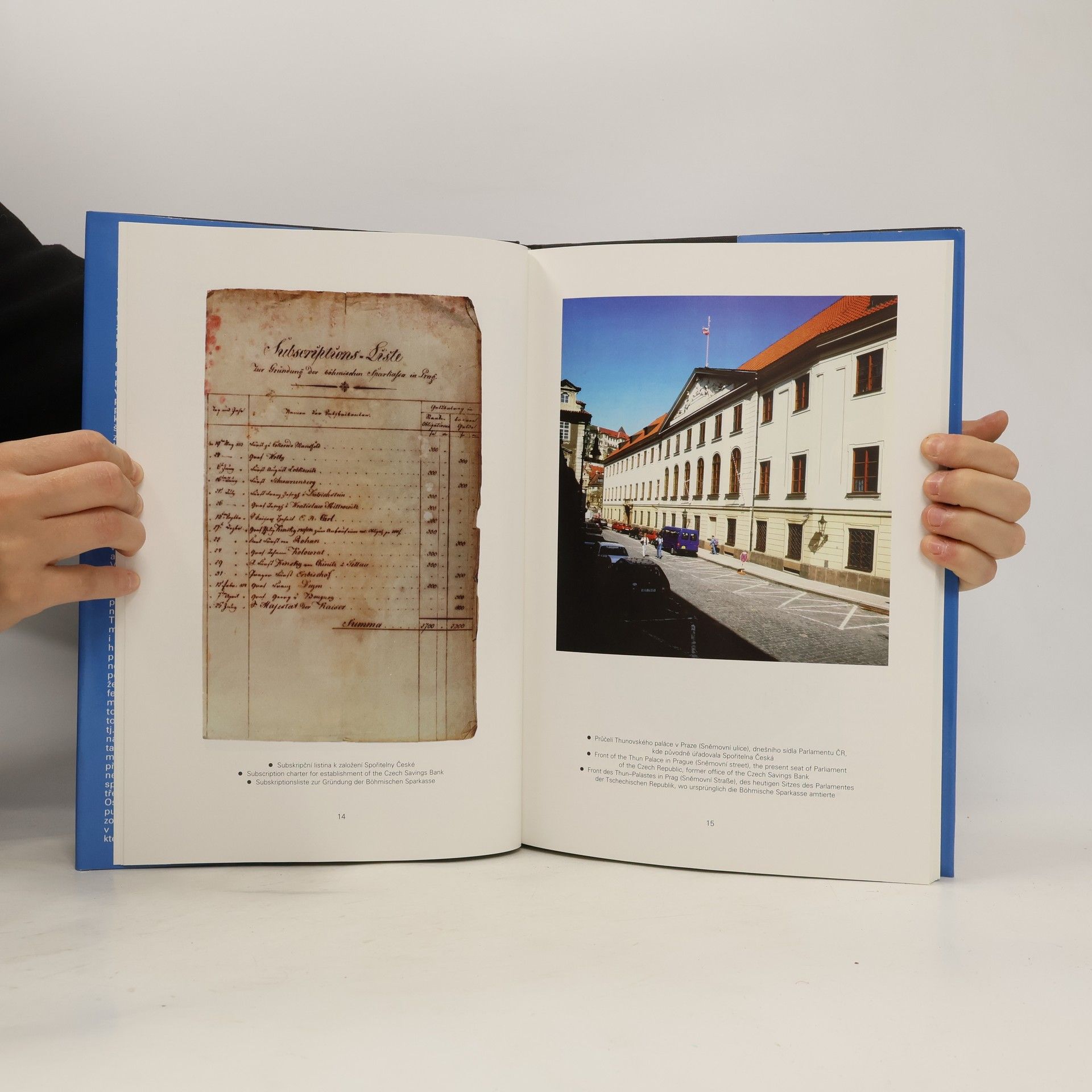 Jaroslav Klapal Ve znamení jistoty : česká spořitelna 170 let tradice