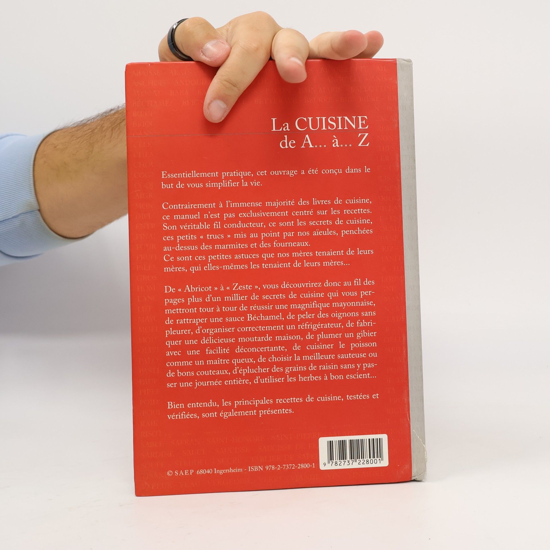 Philippe Chavanne La cuisine de A à Z