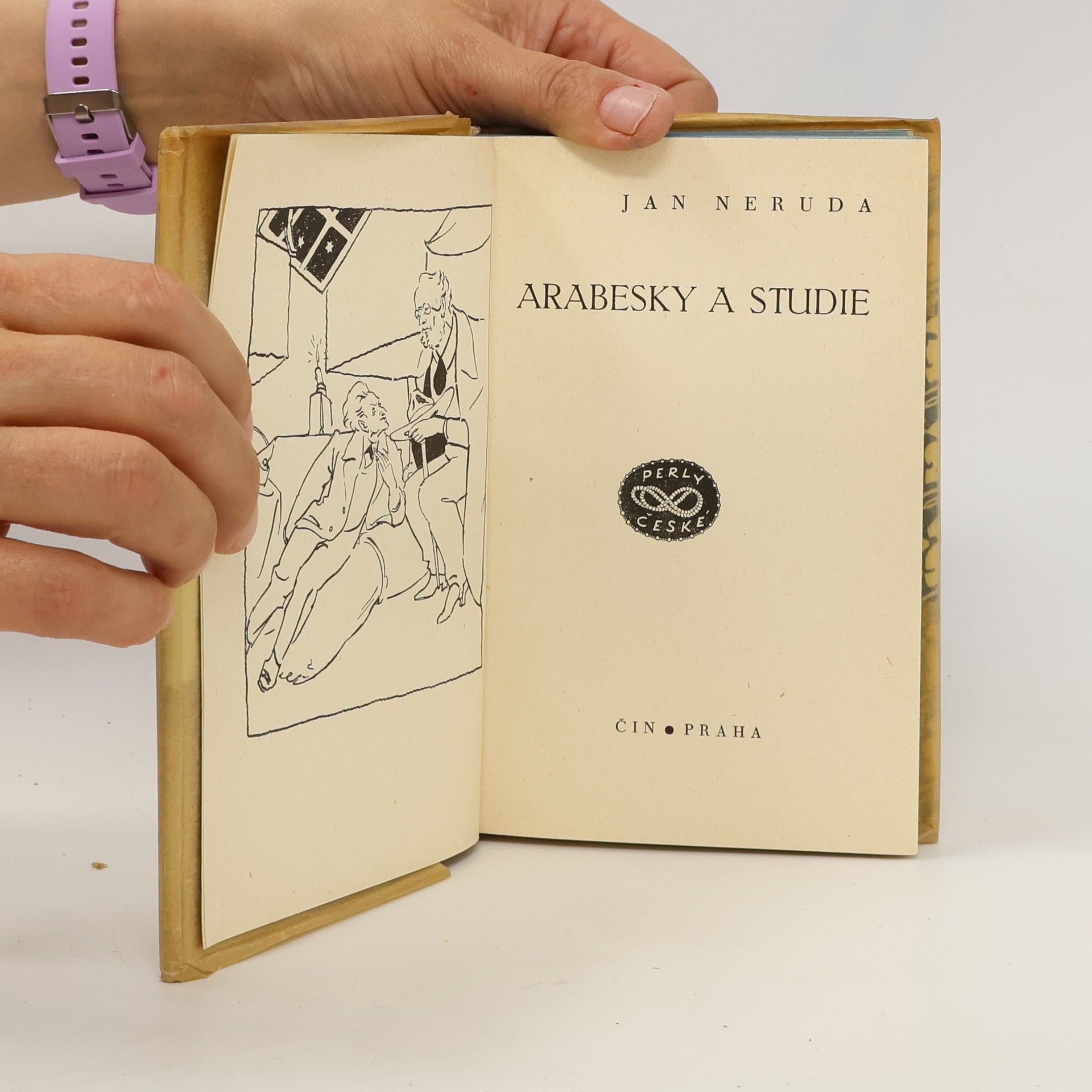 Jan Neruda Arabesky a studie