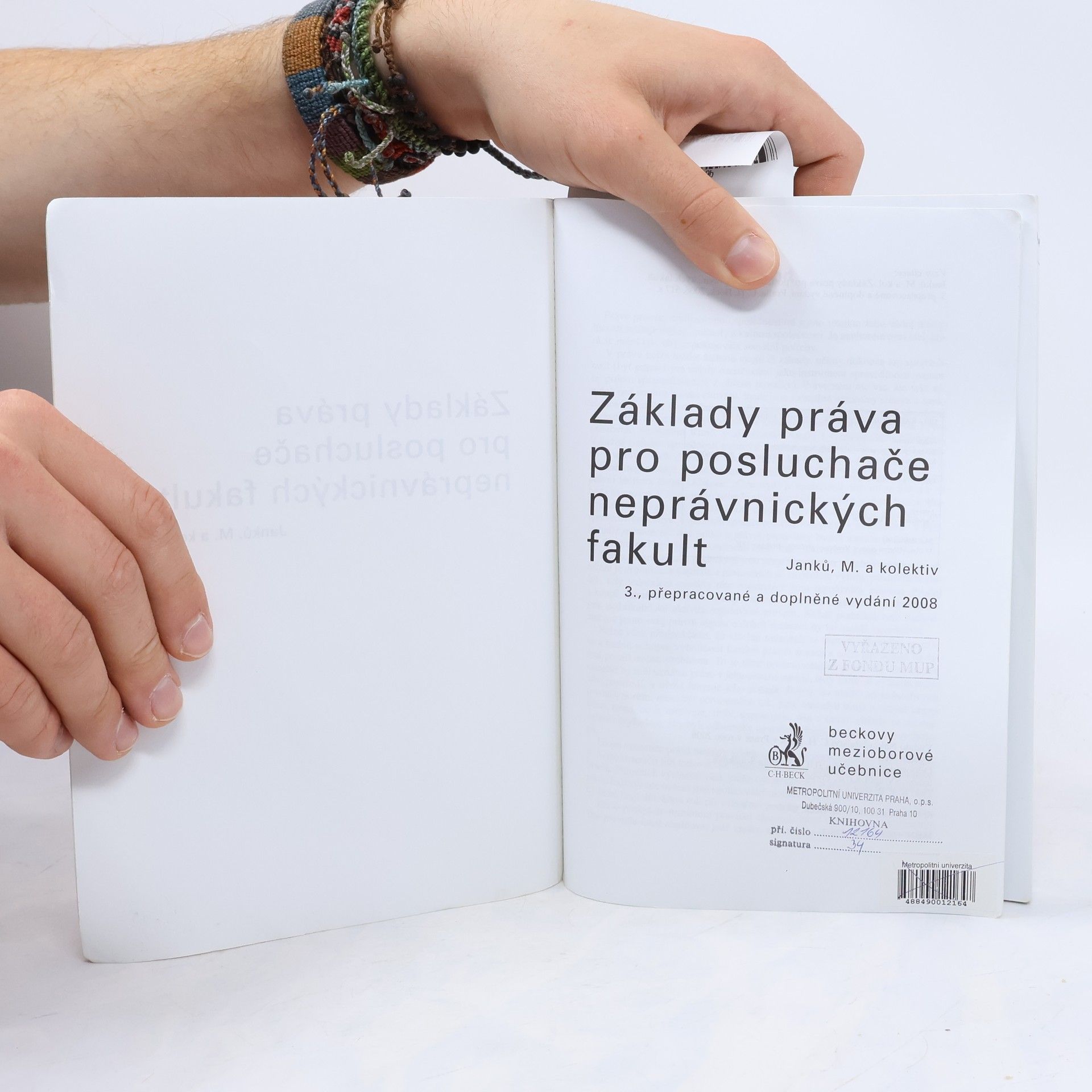 Martin Janků Základy práva pro posluchače neprávnických fakult