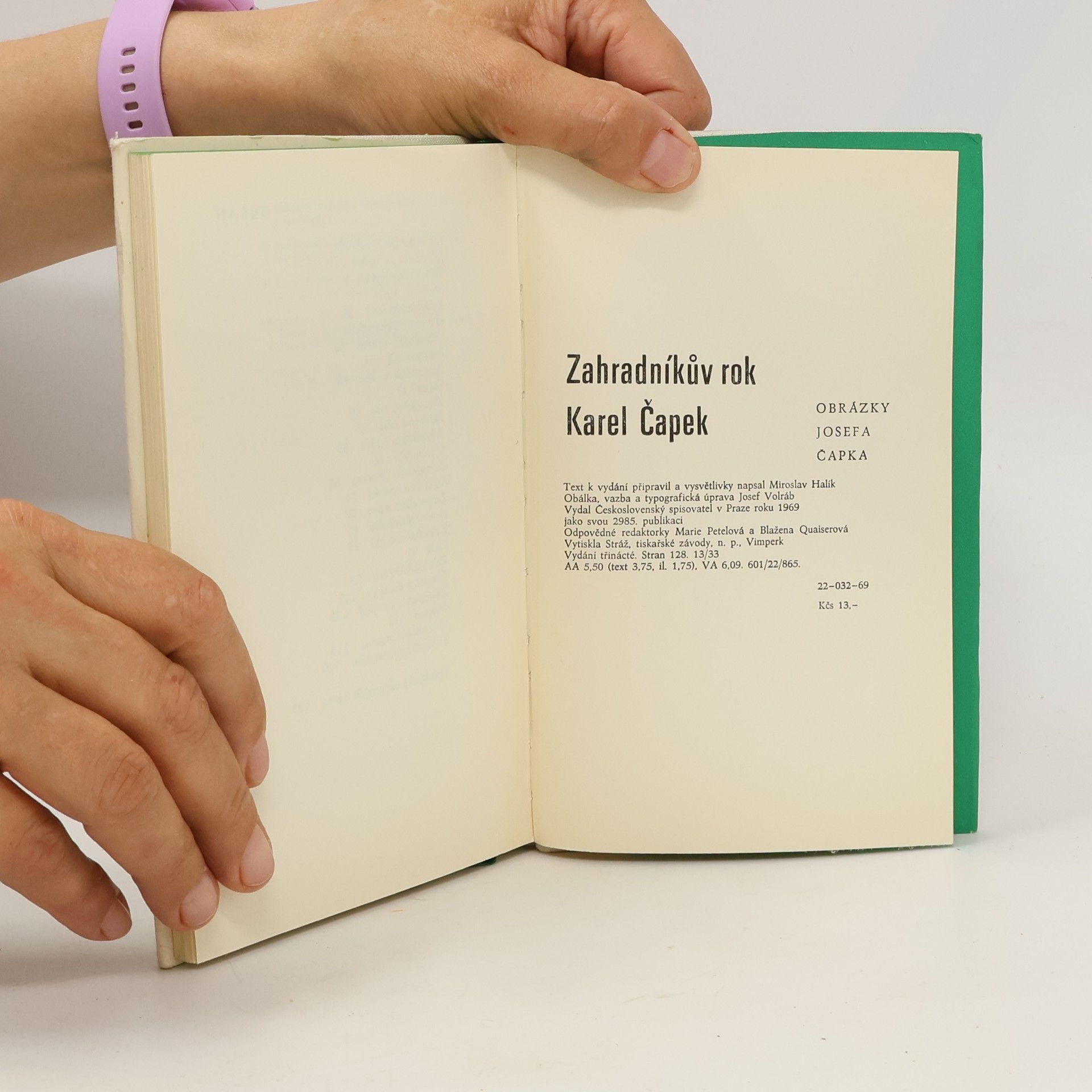 Karel Čapek Zahradníkův rok