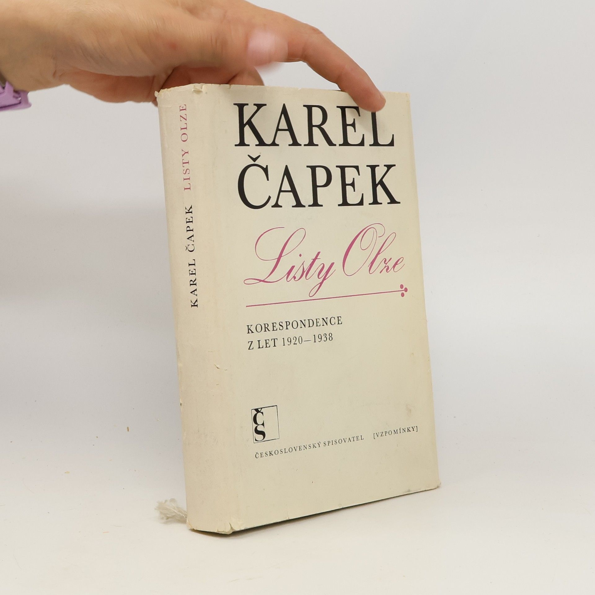 Karel Čapek Listy Olze