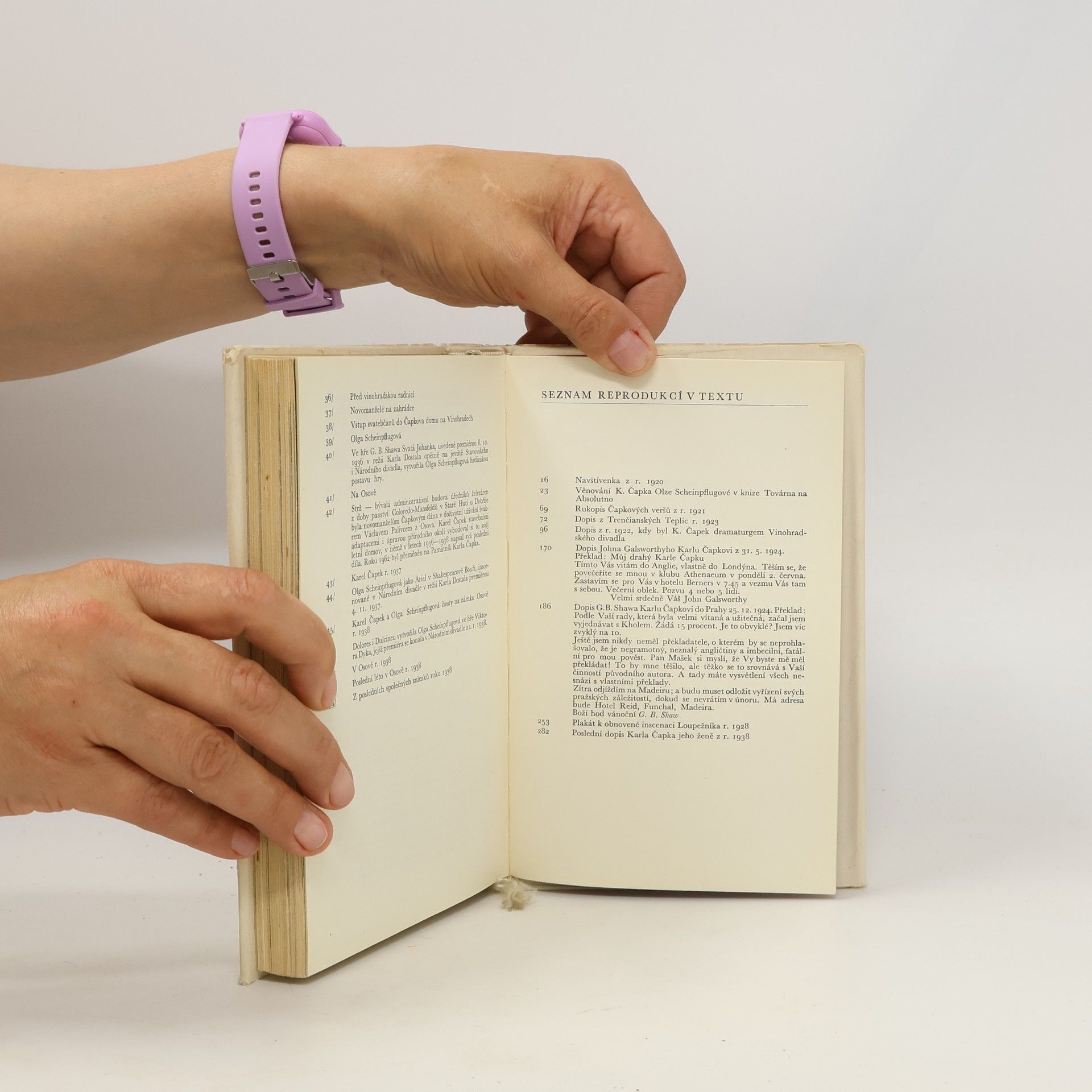 Karel Čapek Listy Olze