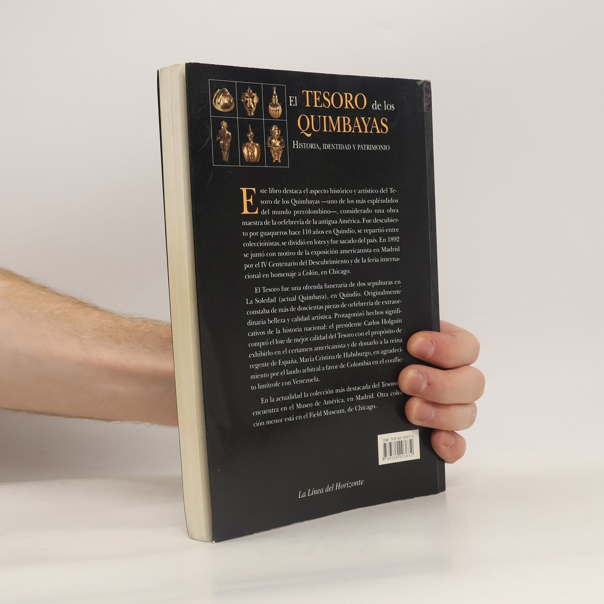 Pablo Gamboa Hinestrosa El tesoro de los Quimbayas