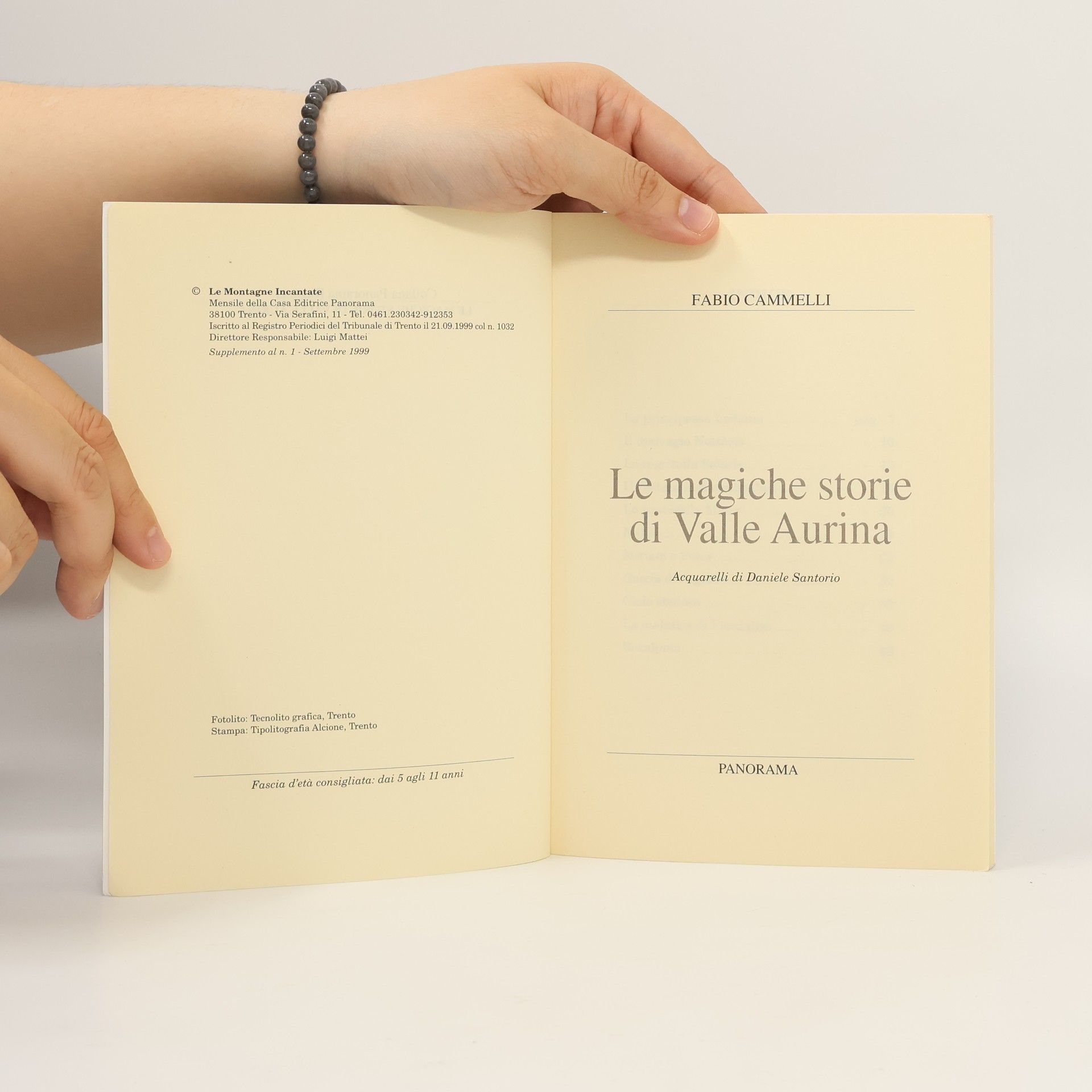 Fabio Cammelli Panorama ragazzi: Le magiche storie di Valle Aurina