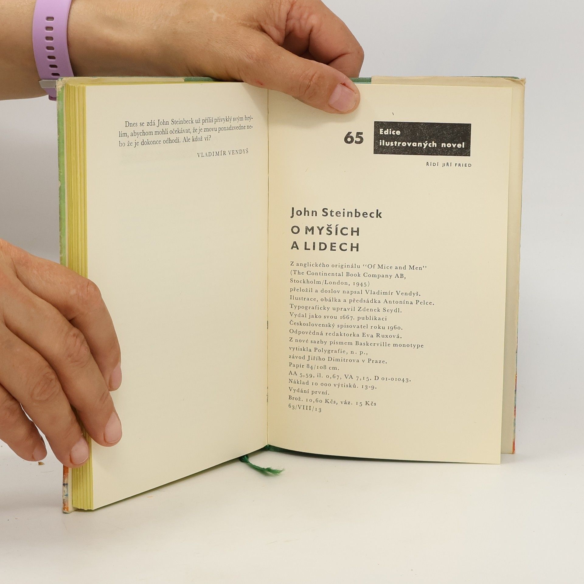 John Steinbeck O myších a lidech