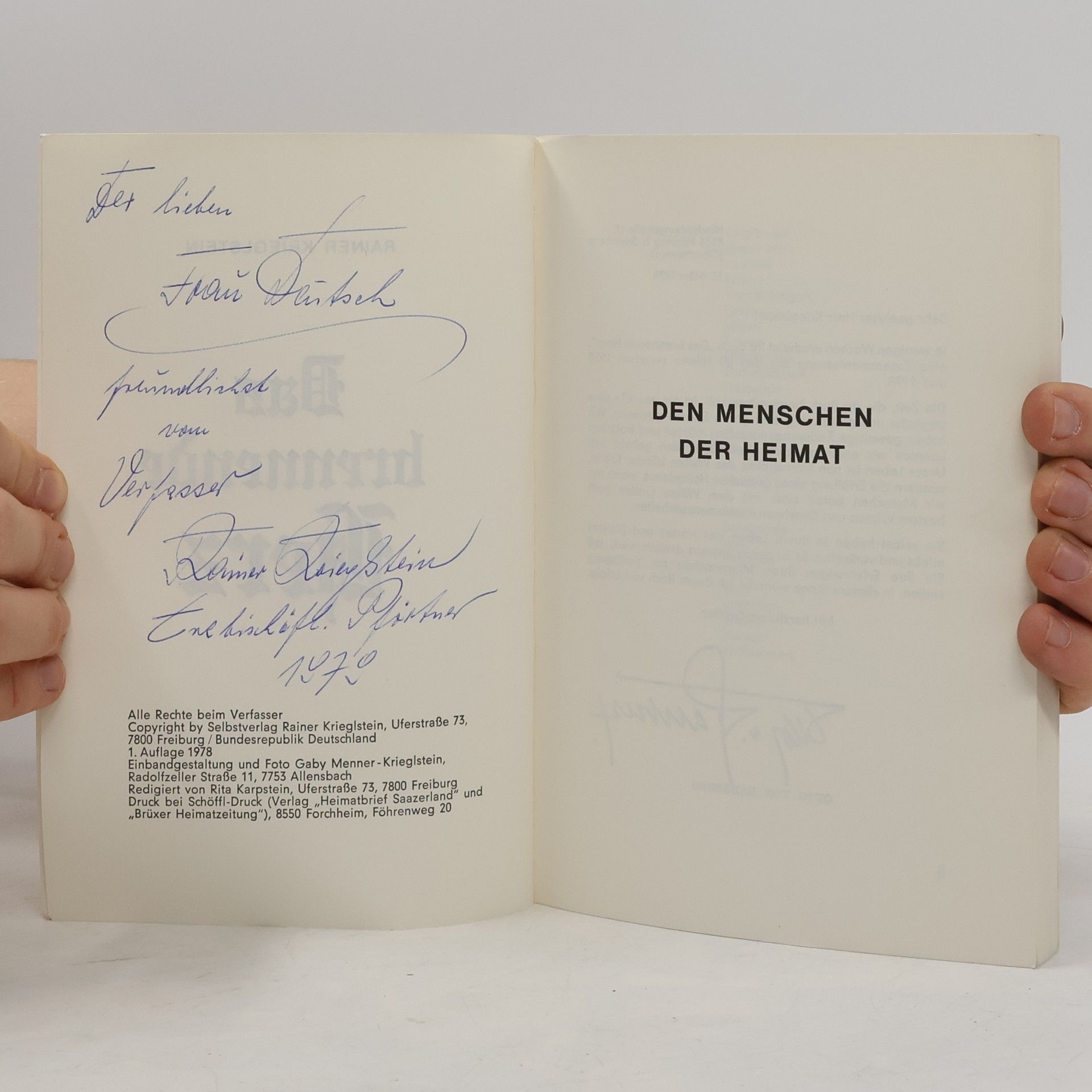 Rainer Krieglstein Das brennende Herz