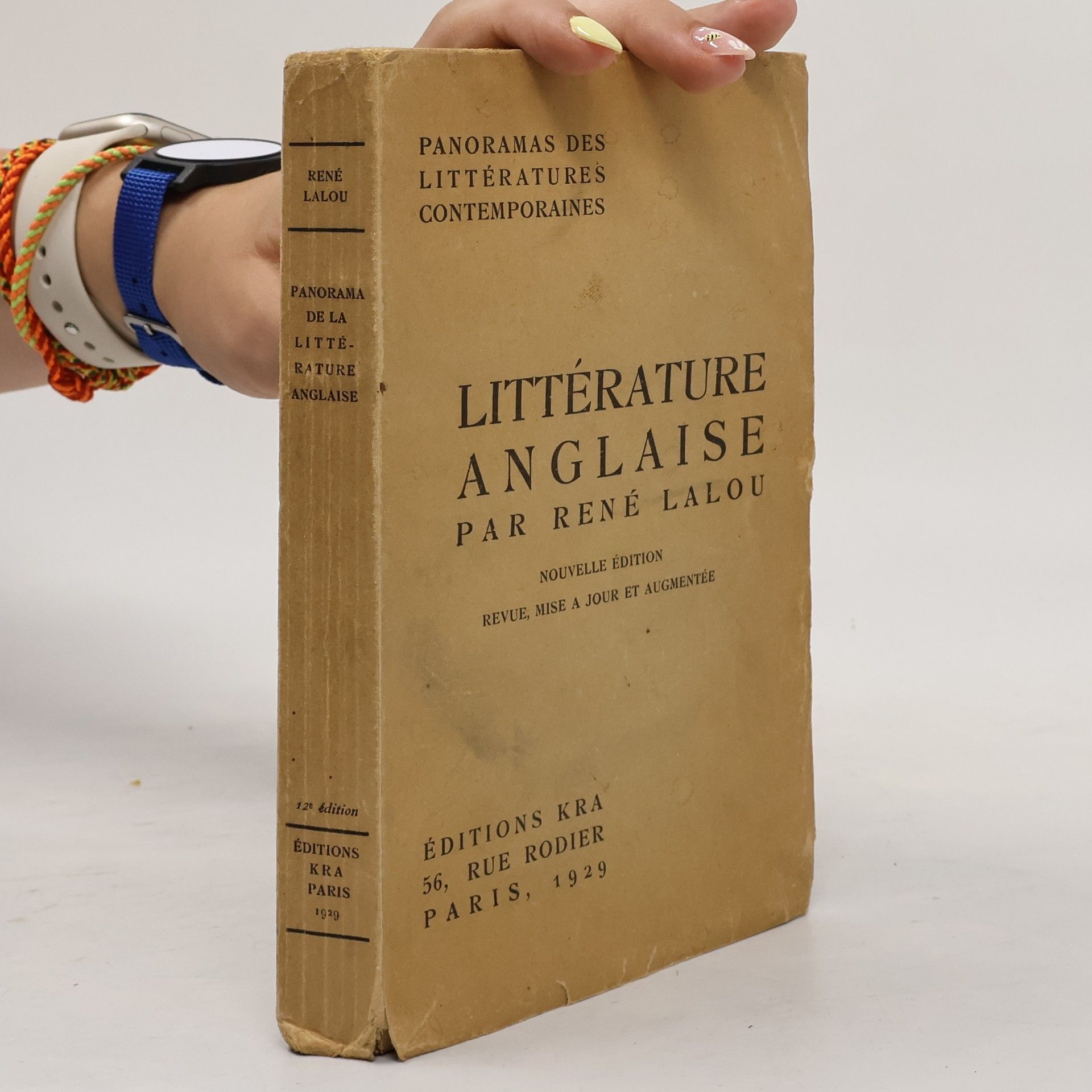 Rene Lalou Littérature Anglaise