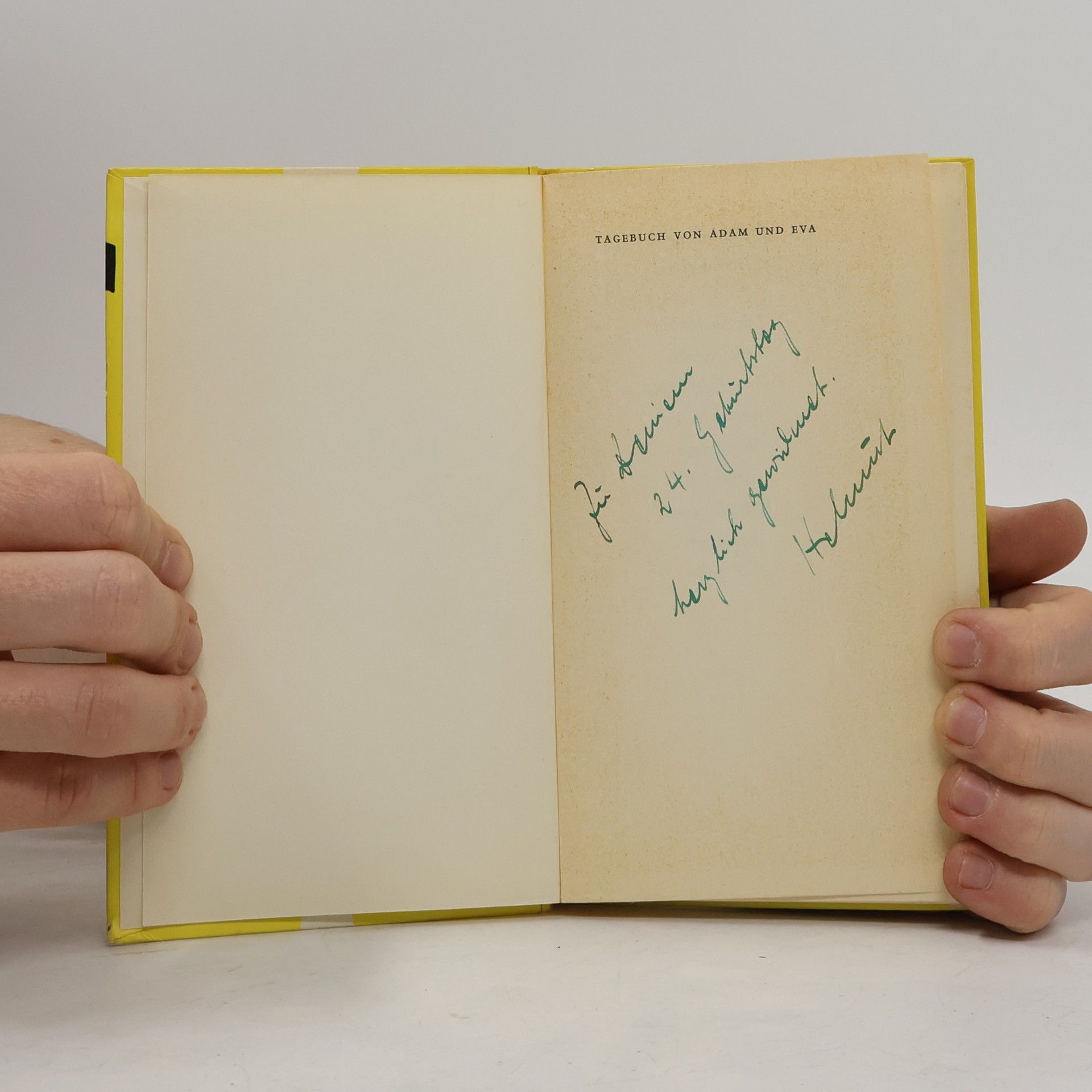 Mark Twain Tagebuch von Adam und Eva