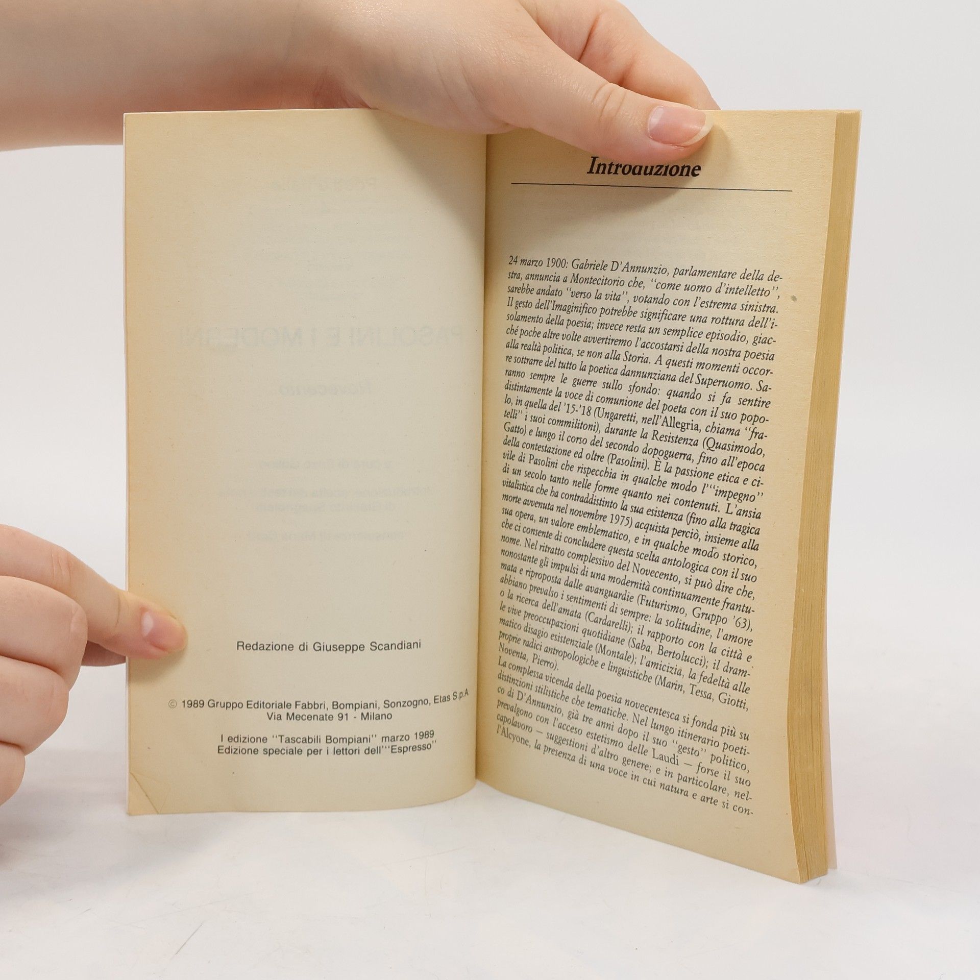 Autores varios Pasolini e i moderni