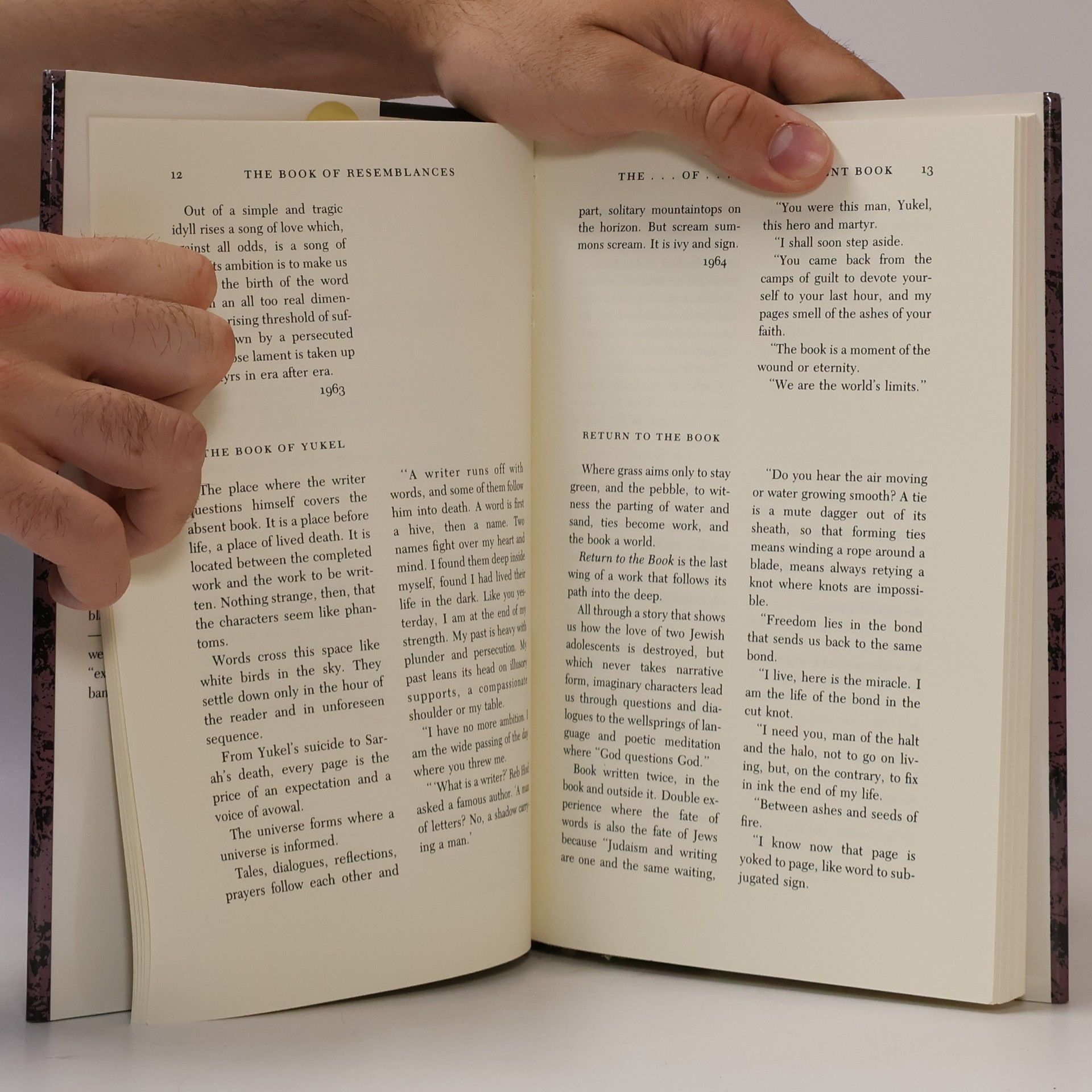 Edmond Jabès The Book of Resemblances