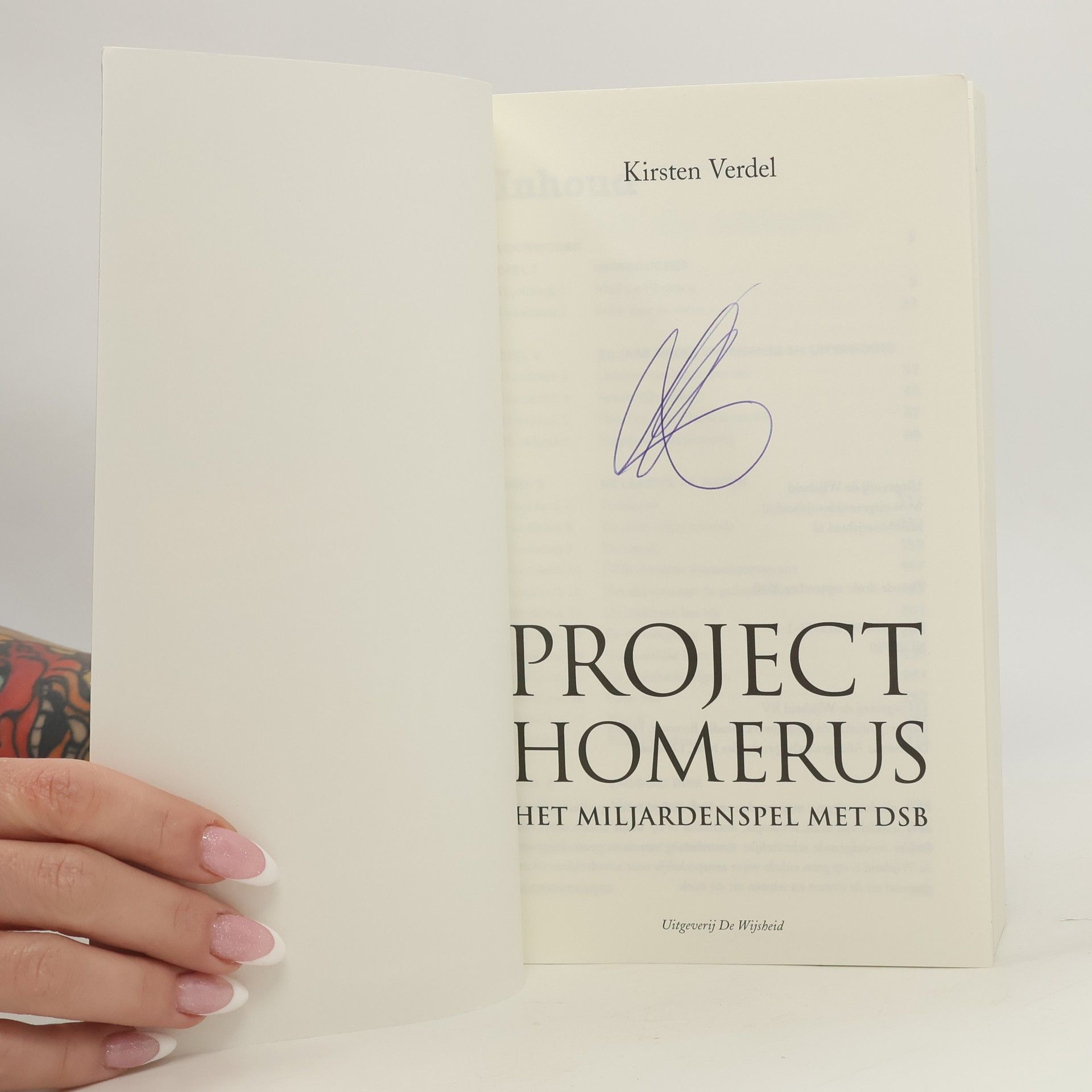 Kirsten Verdel Project Homerus: Het Miljardenspel met DSB