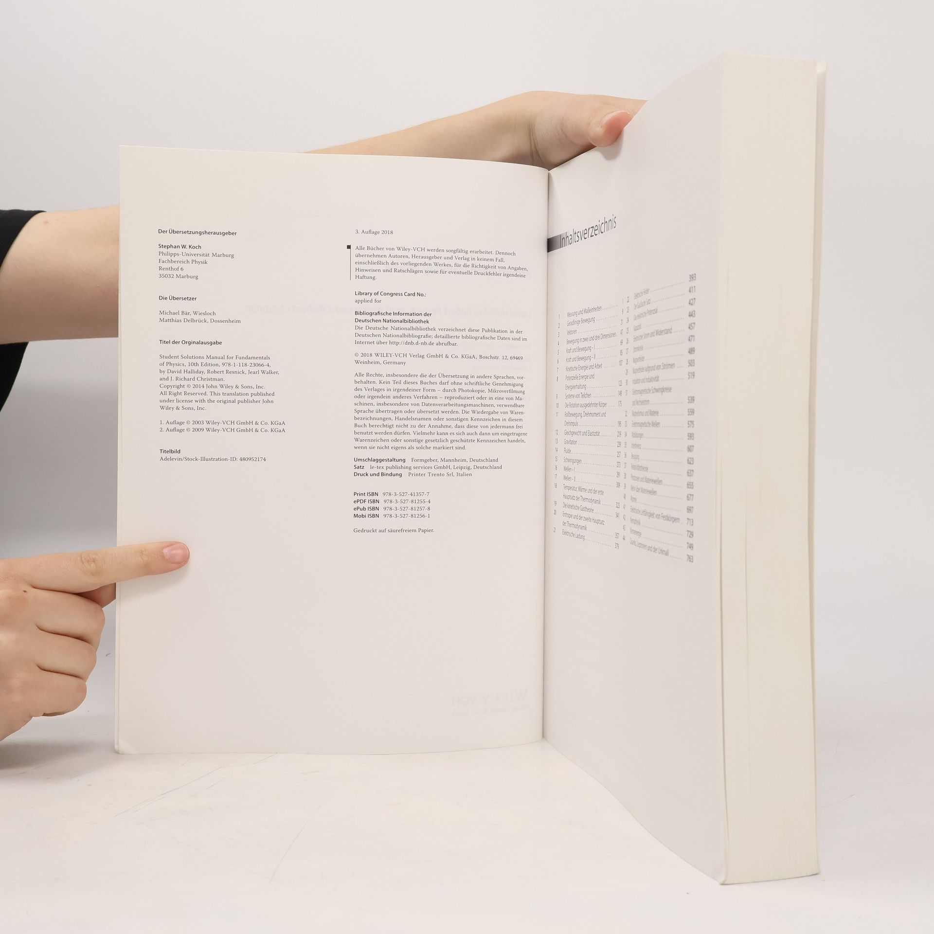 David Halliday Arbeitsbuch Halliday Physik
