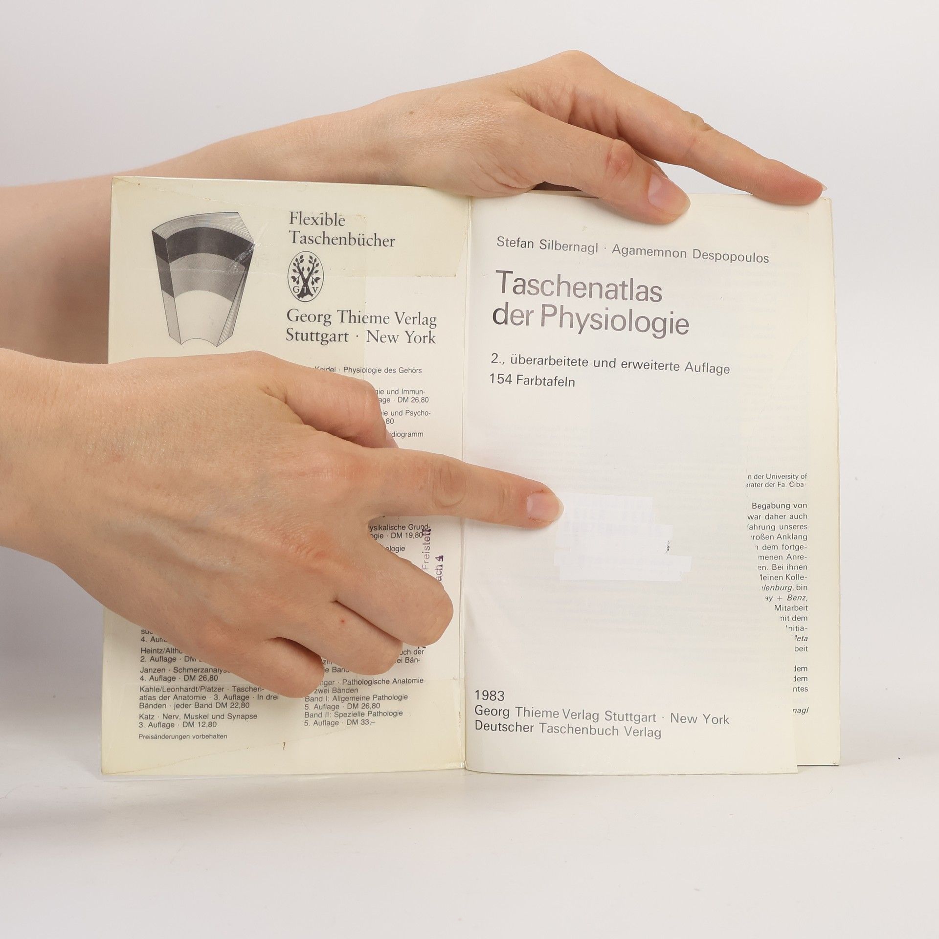 Stefan Silbernagl Taschenatlas der Physiologie