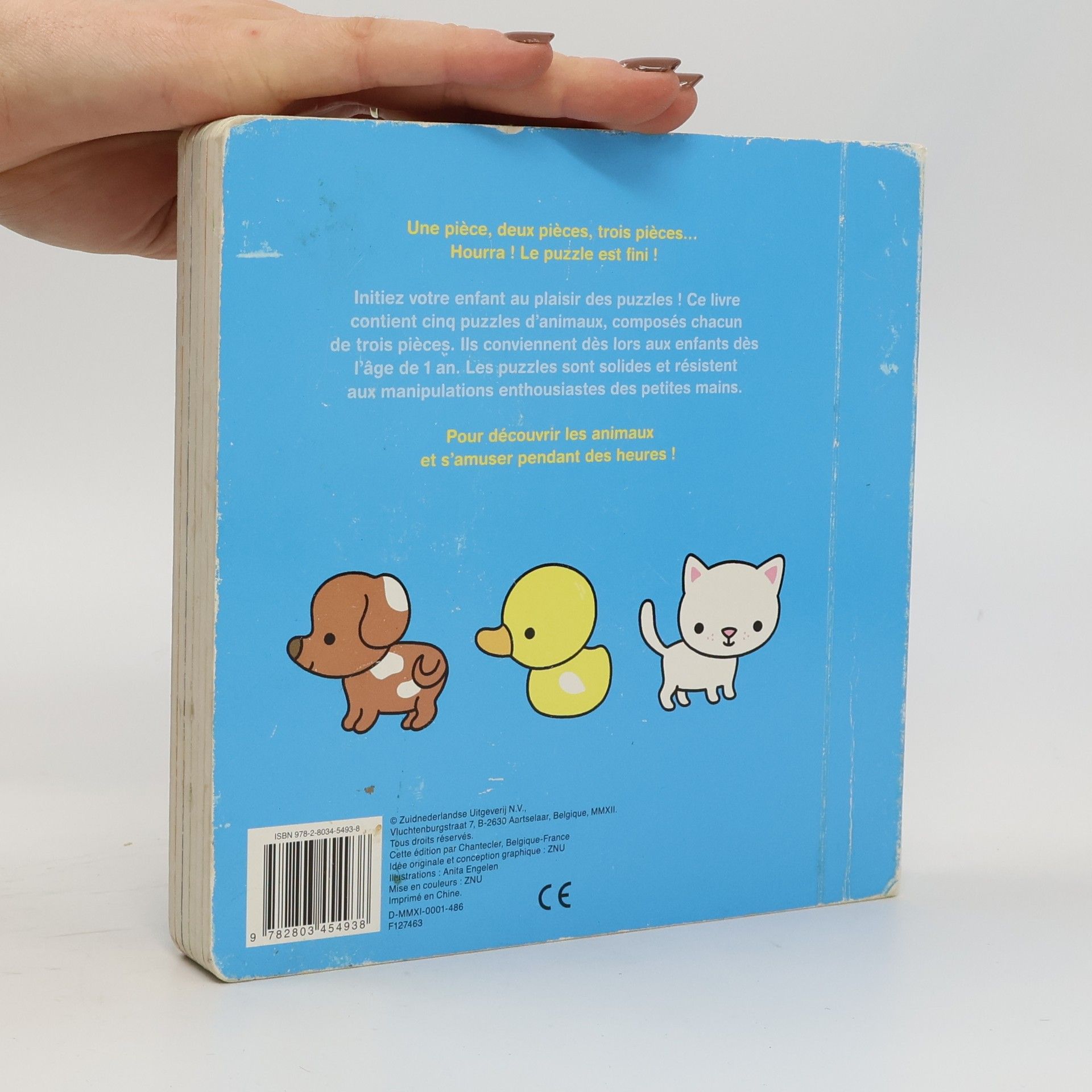 Collectif Mon tout premier livre puzzle des animaux