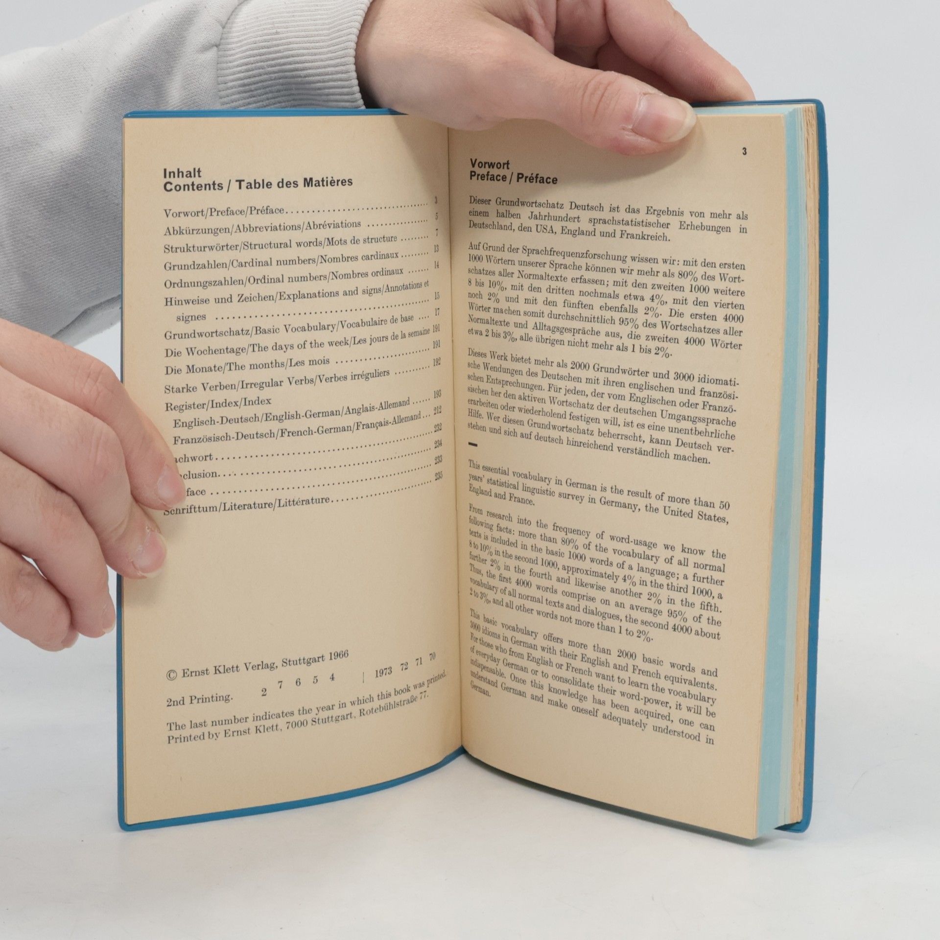 Heinz Oehler Grundwortschatz Deutsch. Essential German. Allemand fondamental