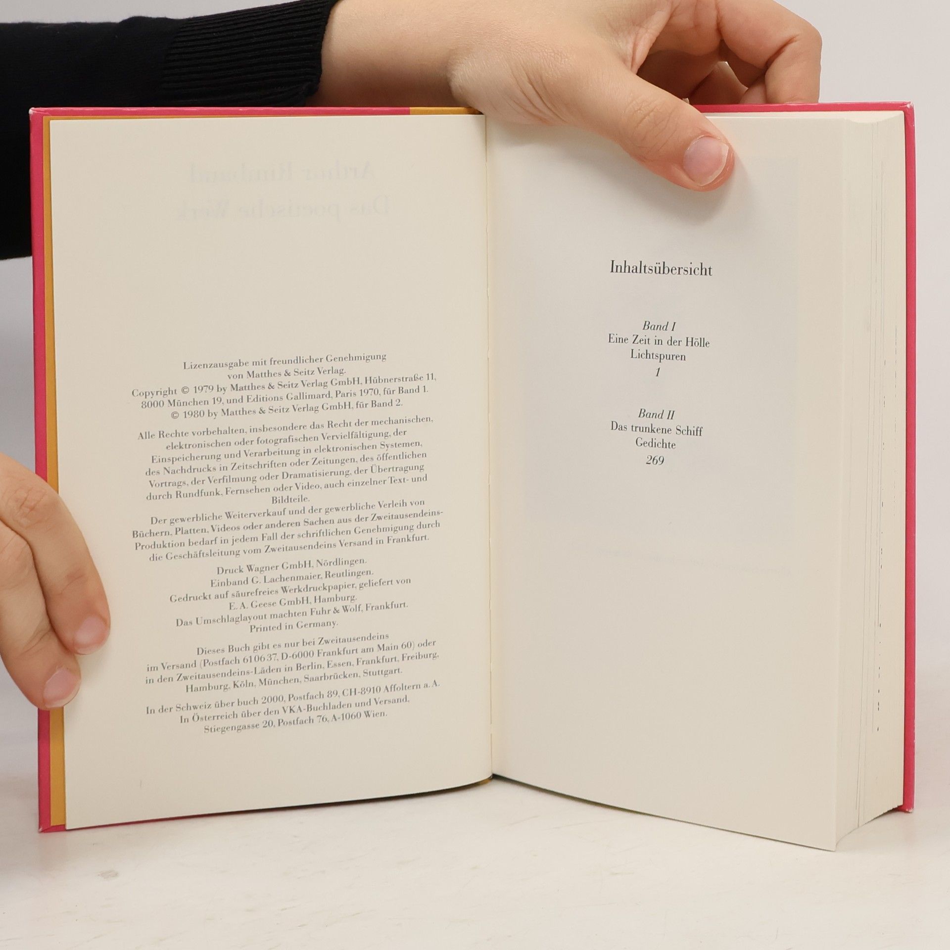 Jean Nicolas Arthur Rimbaud Das poetische Werk