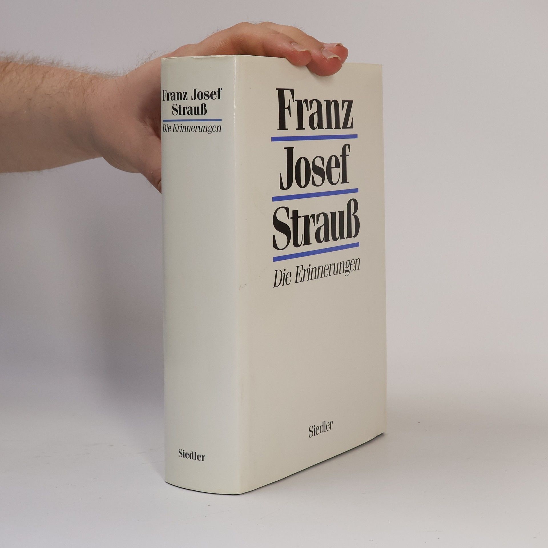 Franz Josef Strauß Die Erinnerungen