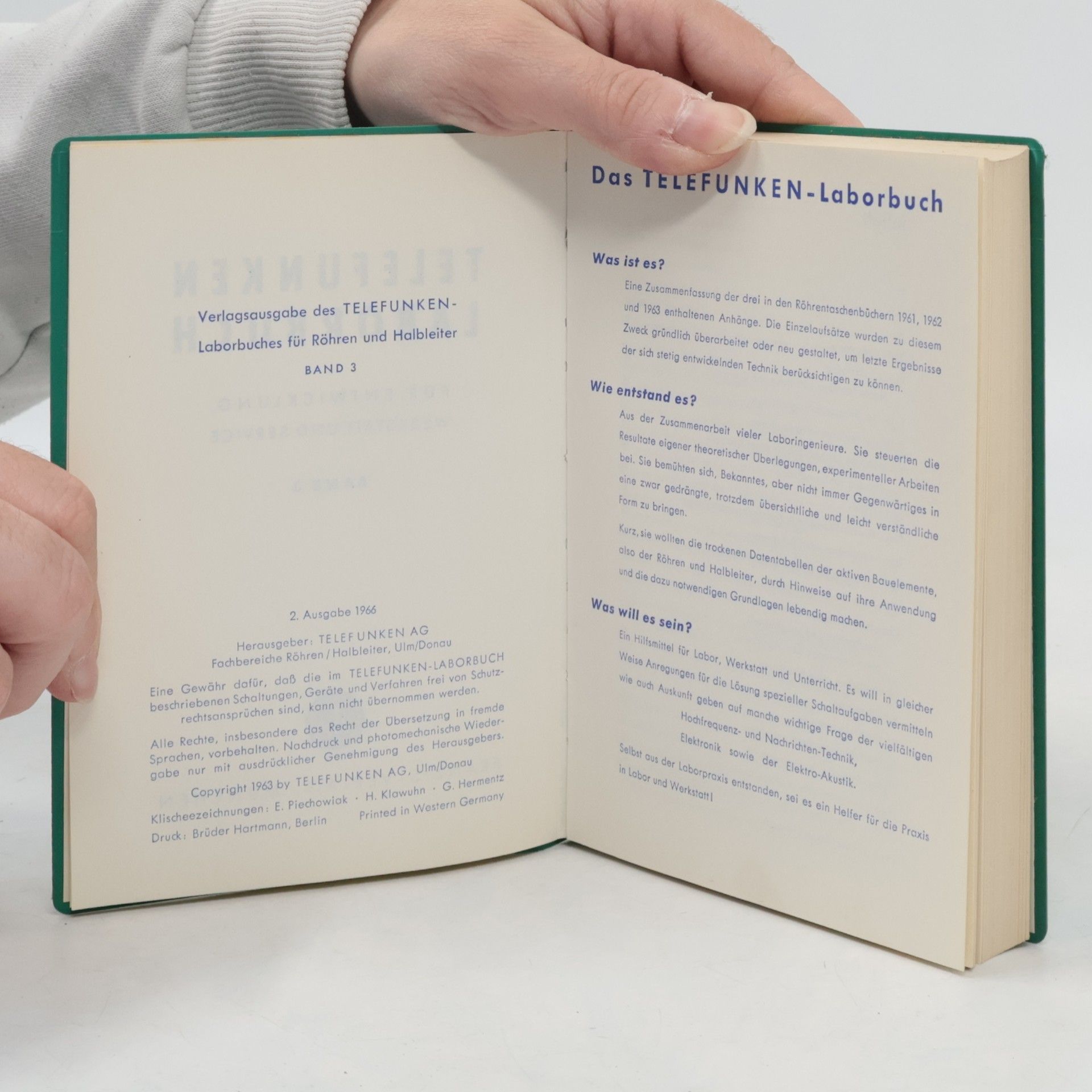 Collectif d'auteurs Telefunken Laborbuch