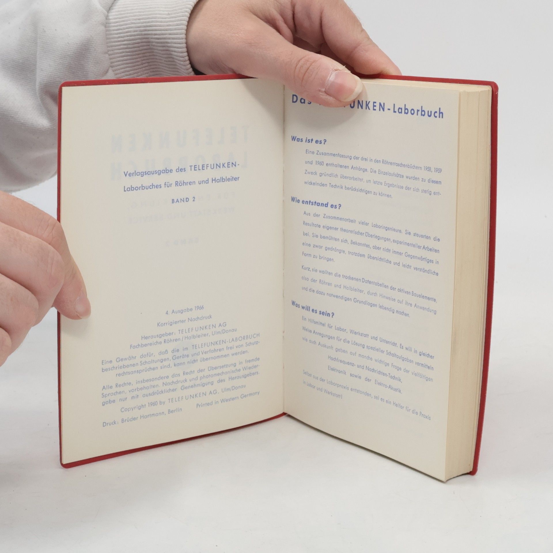 Autorenkollektiv Telefunken Laborbuch für Entwicklung, Werkstatt und Service 2