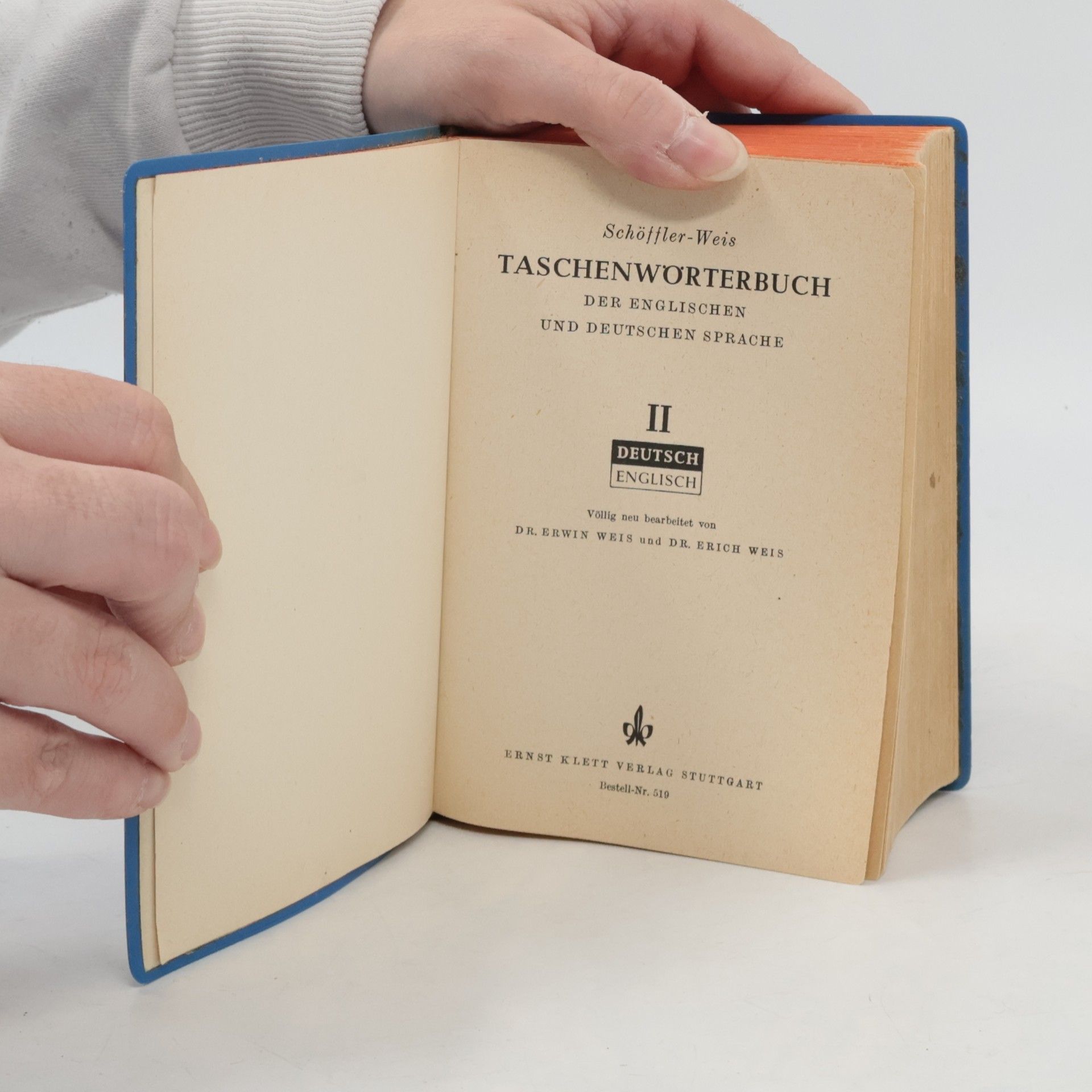 Kolektiv autorů Schöffler-Weis Deutsch-Englisch Taschenwörterbuch II