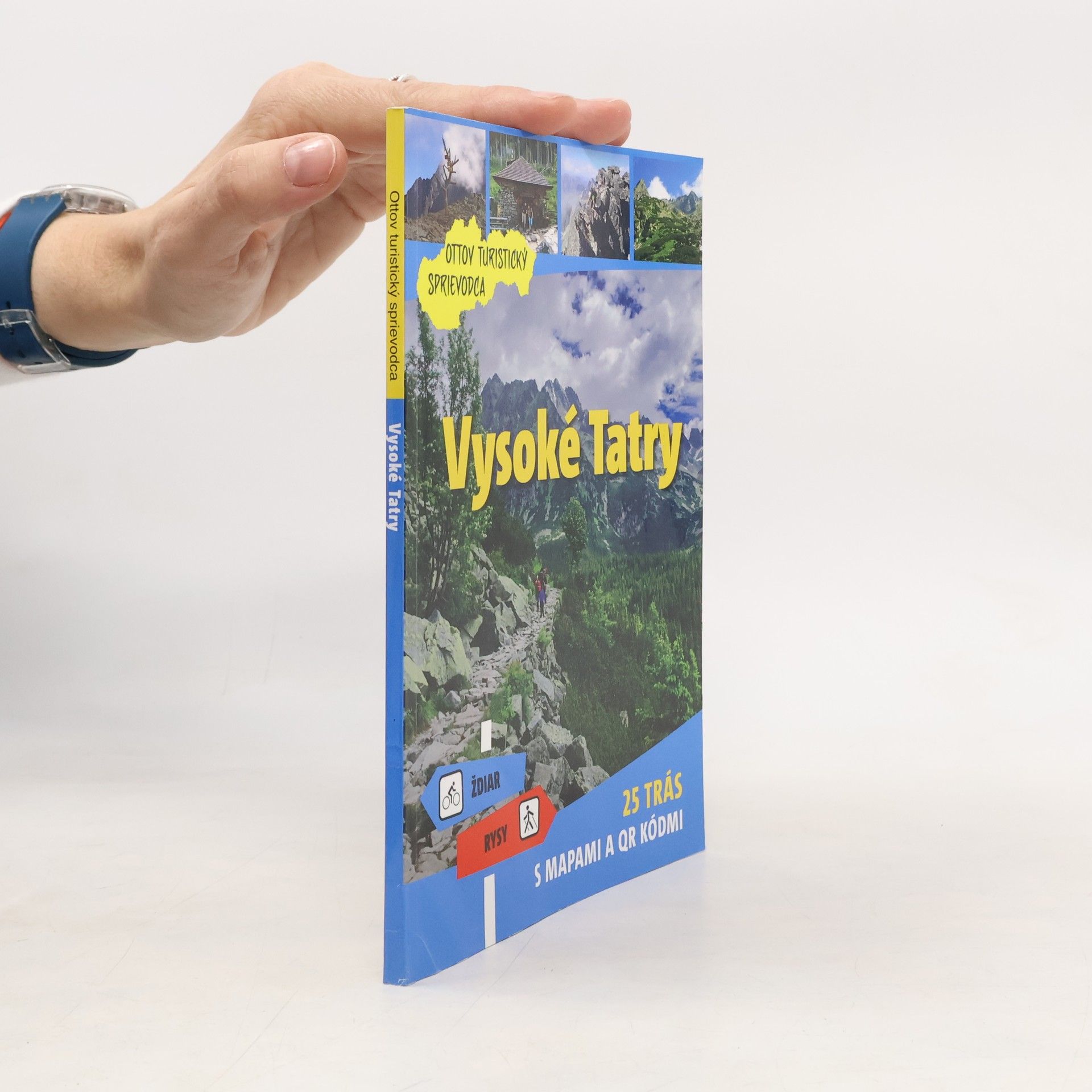 Ivo Paulík Vysoké Tatry. 25 trás s mapami a QR kódmi