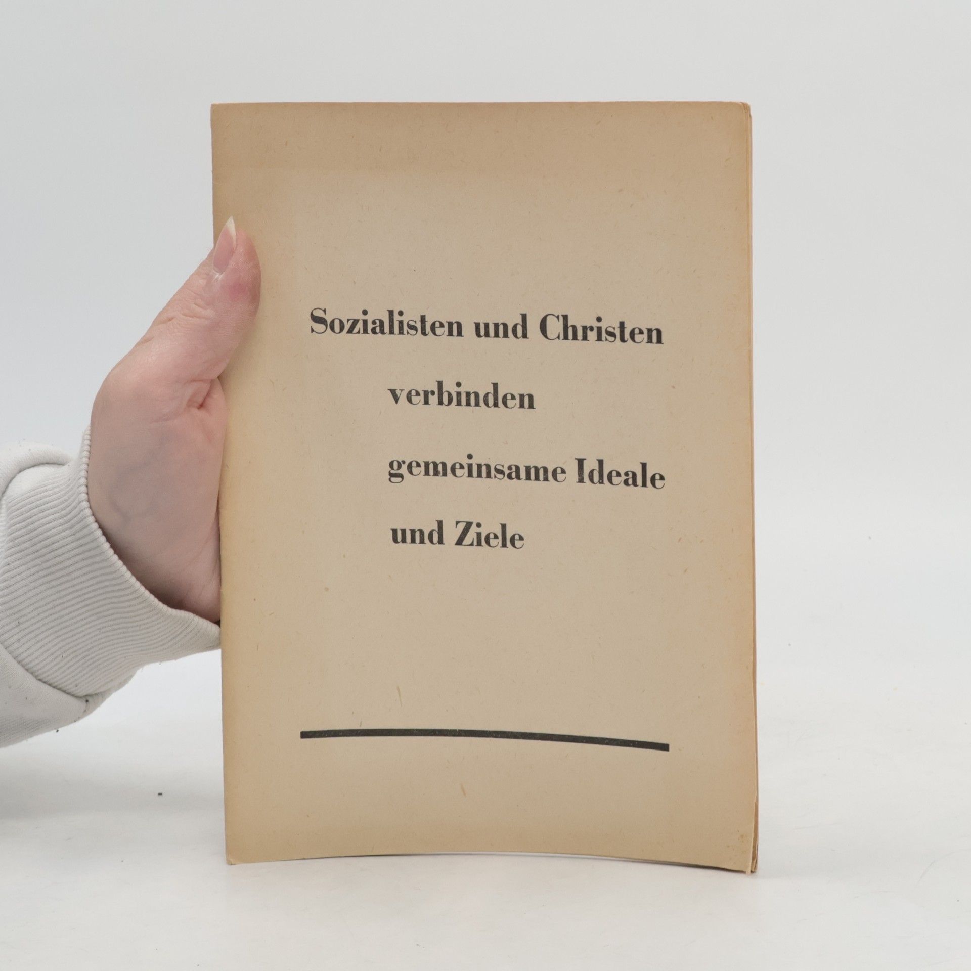 Kolektiv autorů Sozialisten und Christen verbinden gemeinsame Ideale und Ziele