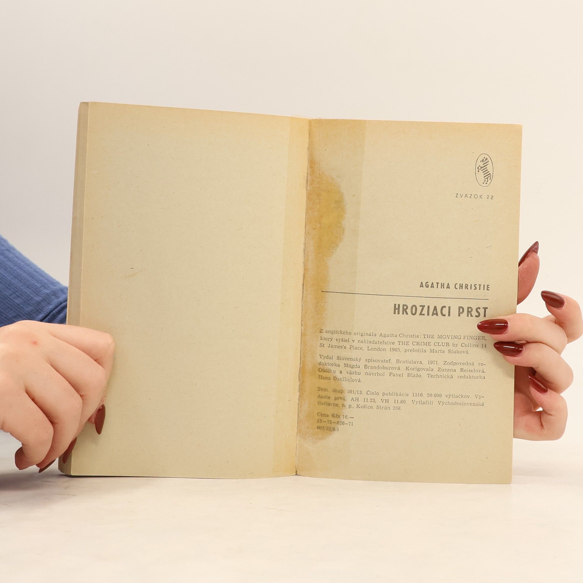 Agatha Christie Hroziaci prst