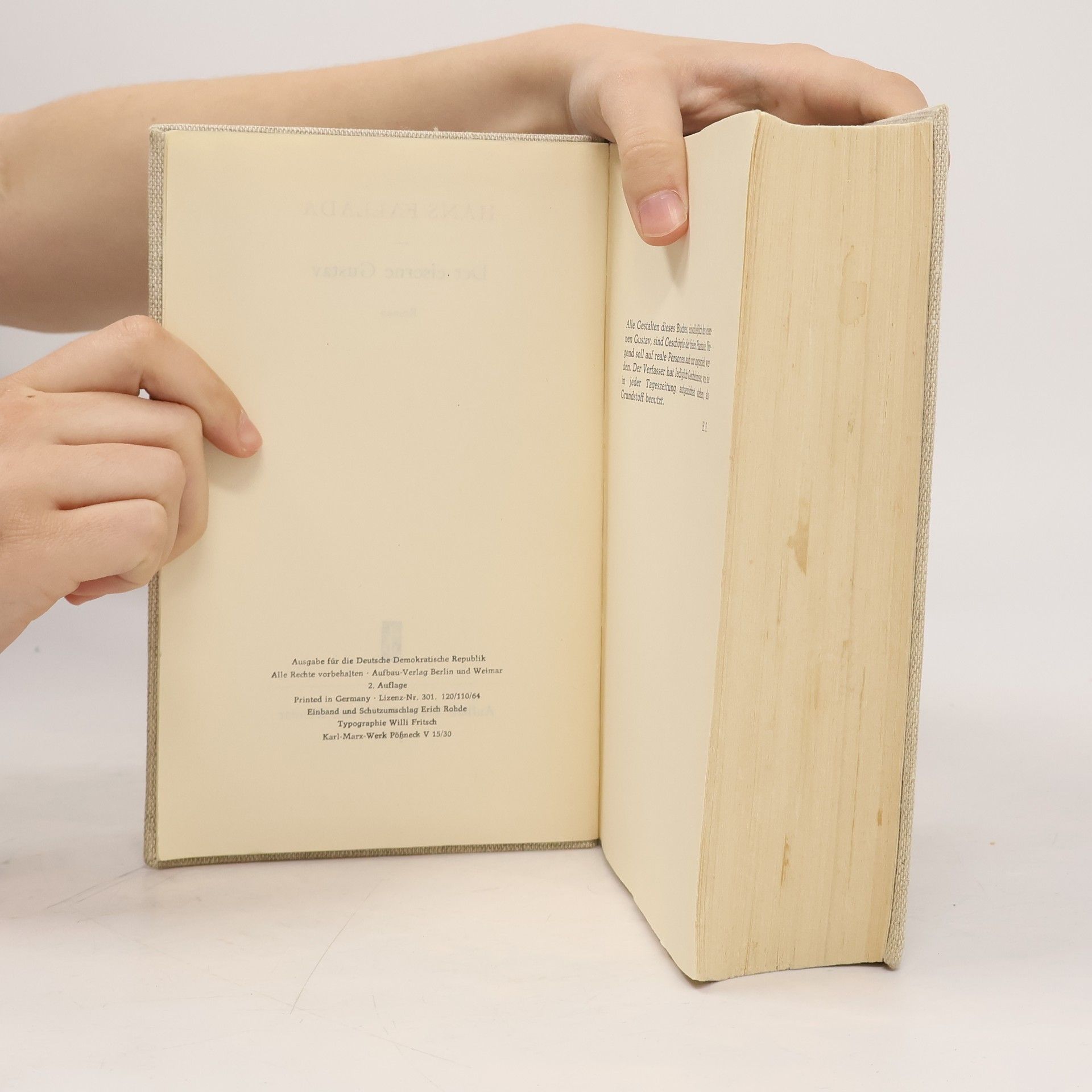 Hans Fallada Der eiserne Gustav